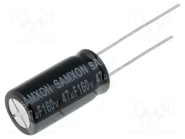 SAMXON KM 47U/160V — Конденсаторы электролитические THT
