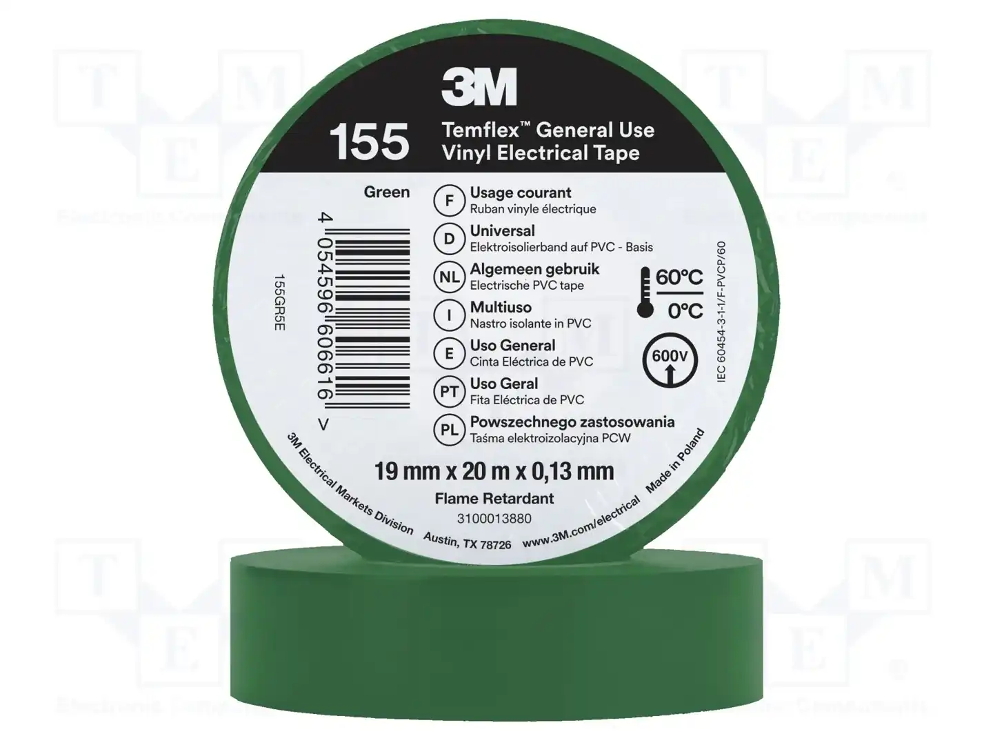 3M 155GR5E TEMFLEX — Ленты изоляционные