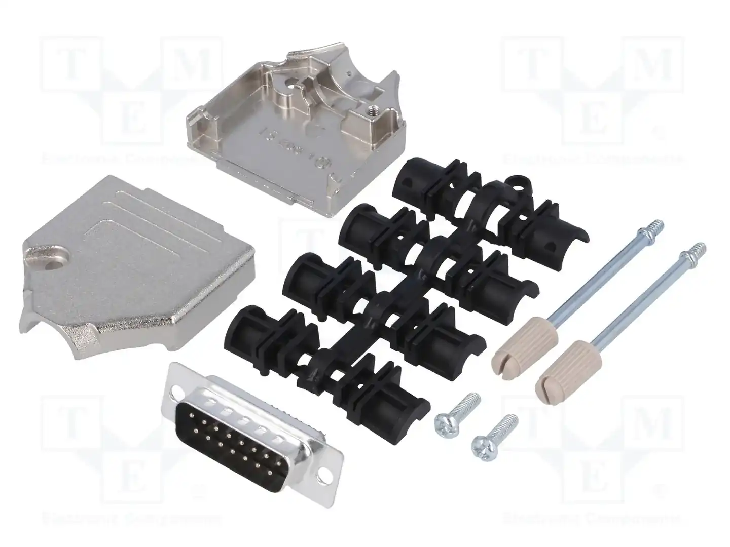 MH CONNECTORS MHDTZK15-DM15P-K — Комплектные штекеры D-Sub