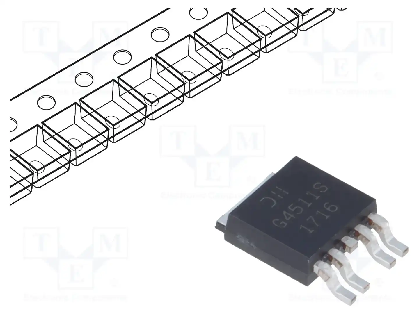DIODES INCORPORATED DMG4511SK4-13 — Транзисторы многоканальные