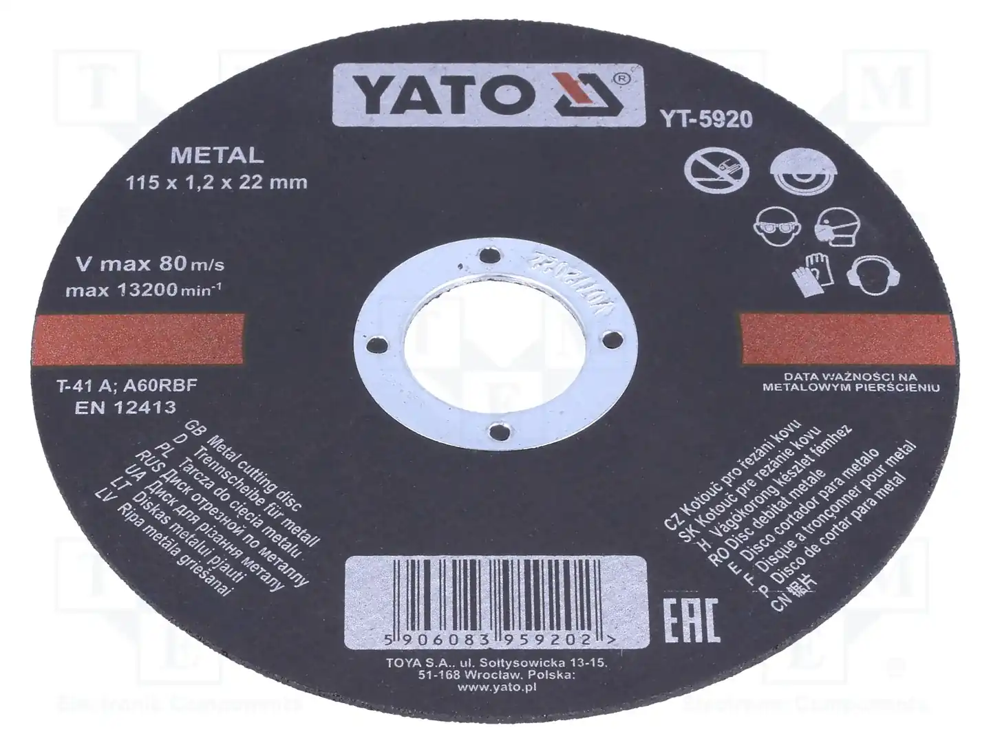 YATO YT-5920 — Диски для резки и шлифовки