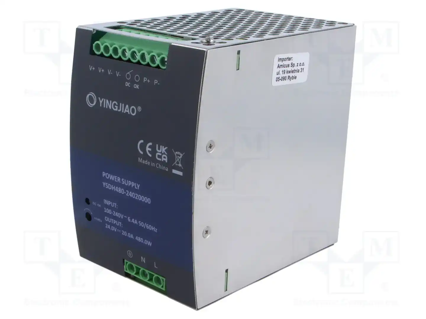 YINGJIAO YSDH480-24020000 — Блоки питания на DIN-рейку