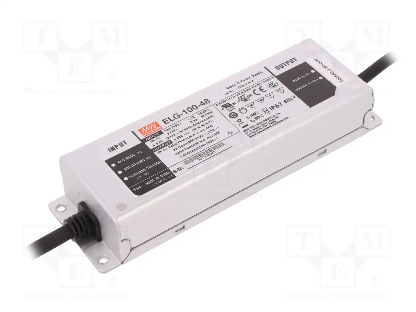 MEAN WELL ELG-100-48-3Y — Блоки питания для LED