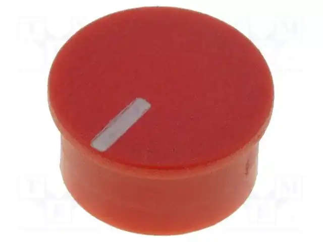 CLIFF K85 CAPS RED — Ручки для осевых потенциометров