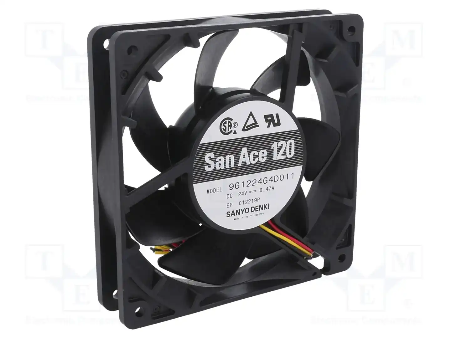 SANYO DENKI 9G1224G4D011 — Вентиляторы DC 24V