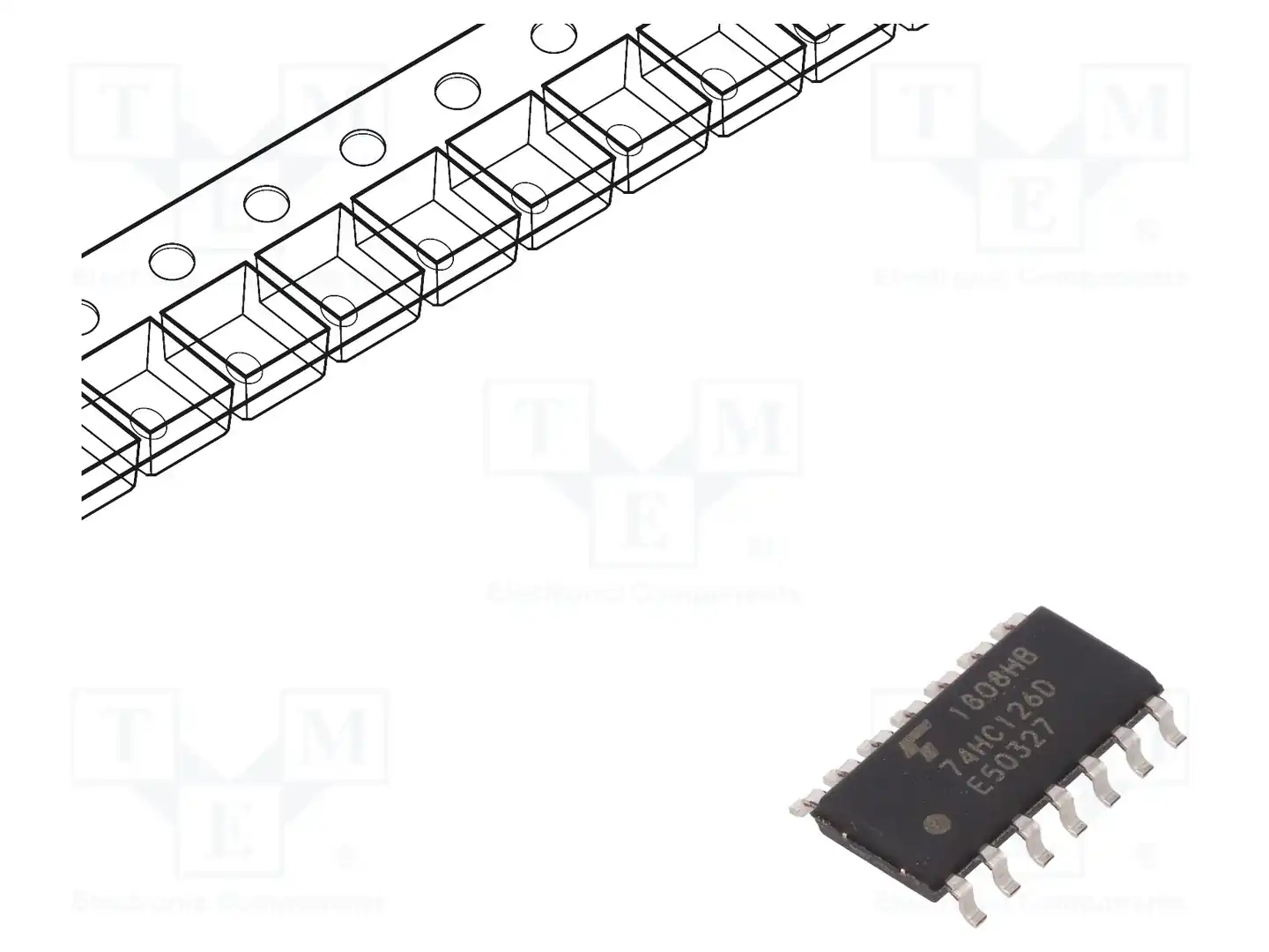 TOSHIBA 74HC126D(BJ) — Буферы, передатчики, контроллеры