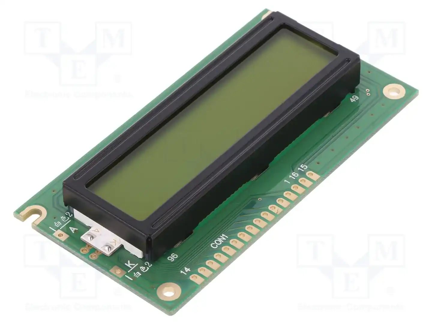 POWERTIP NPC1602LRU-FWT-H — Дисплеи LCD буквенно-цифровые