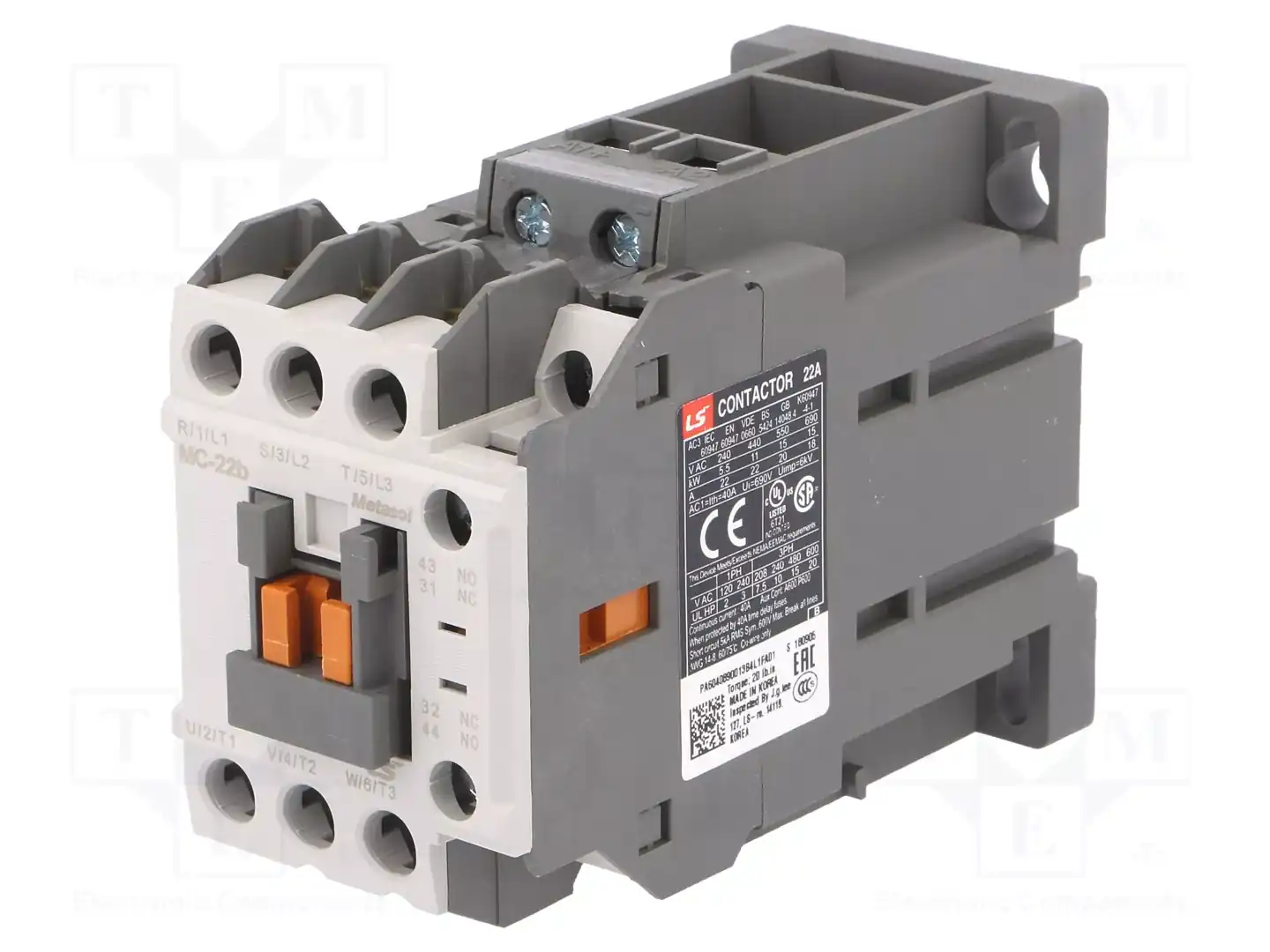 LS ELECTRIC MC-22B 24VDC 1A1B — Контакторы - главные модули