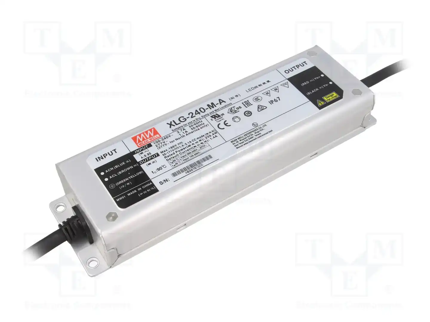 MEAN WELL XLG-240-M-A — Блоки питания для LED