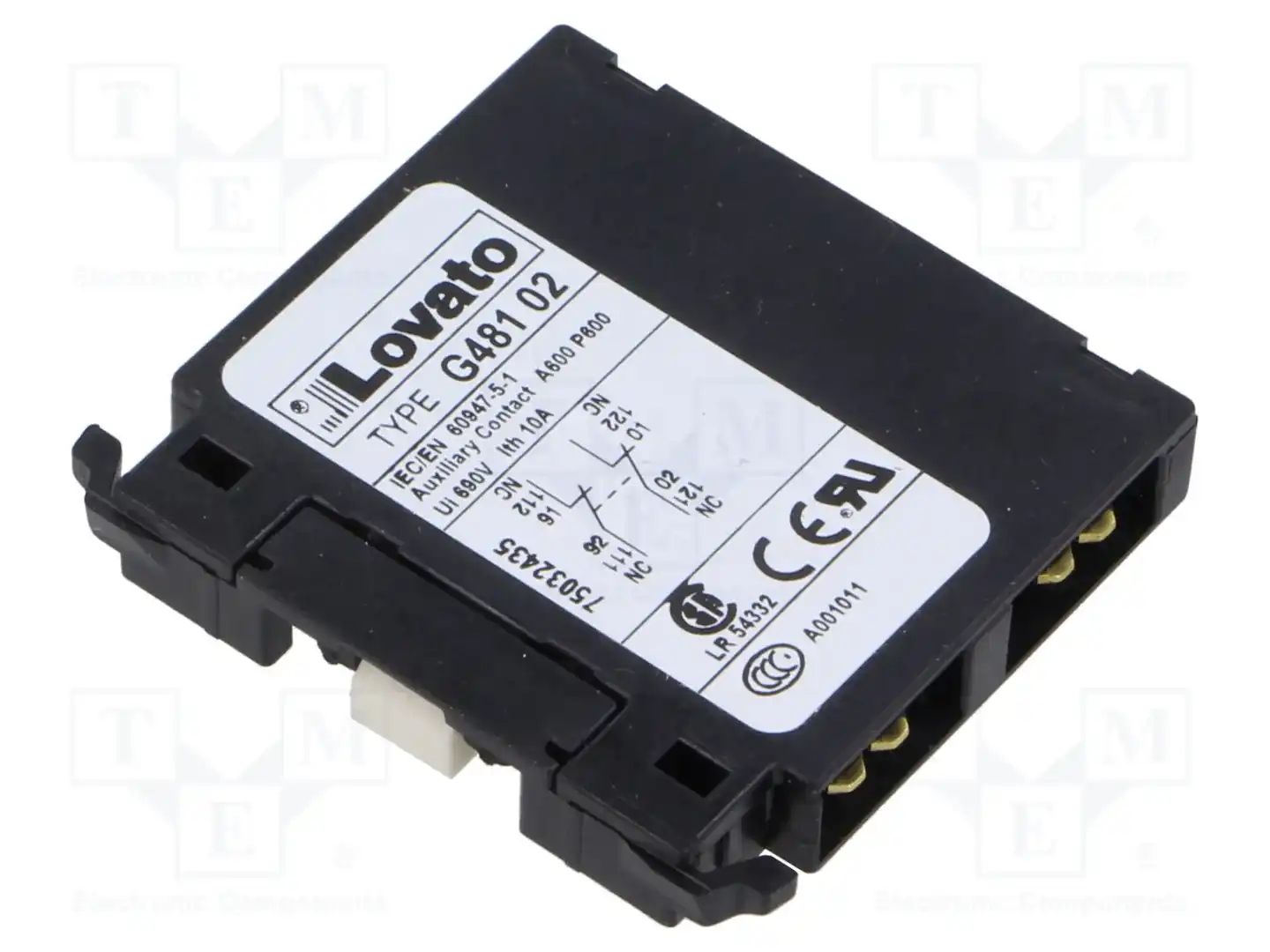 LOVATO ELECTRIC 11G48102 — Контакторы - дополнительное оборудование