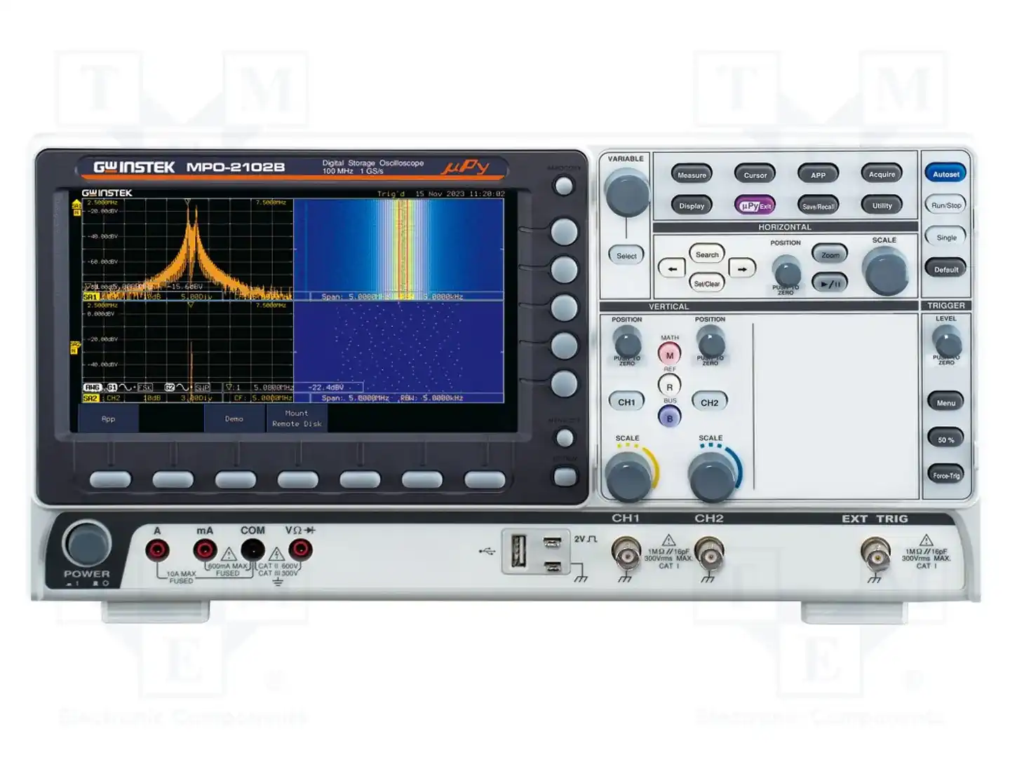GW INSTEK MPO-2102B — Осциллоскопы цифровые