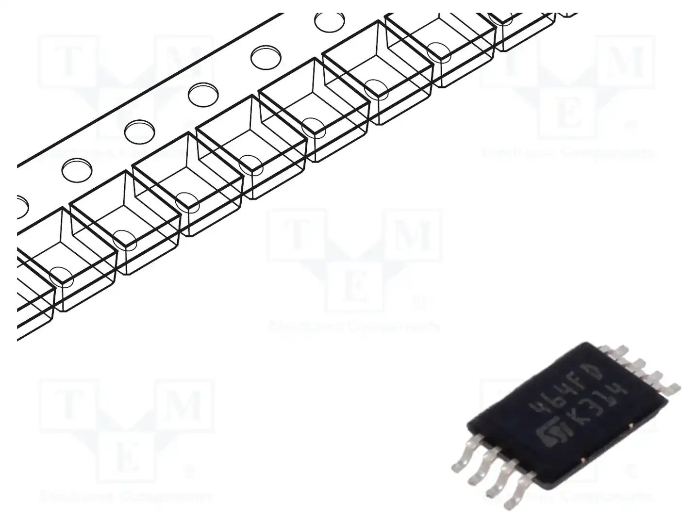 STMicroelectronics M24C64-DFDW6TP — Памяти EEPROM последовательные