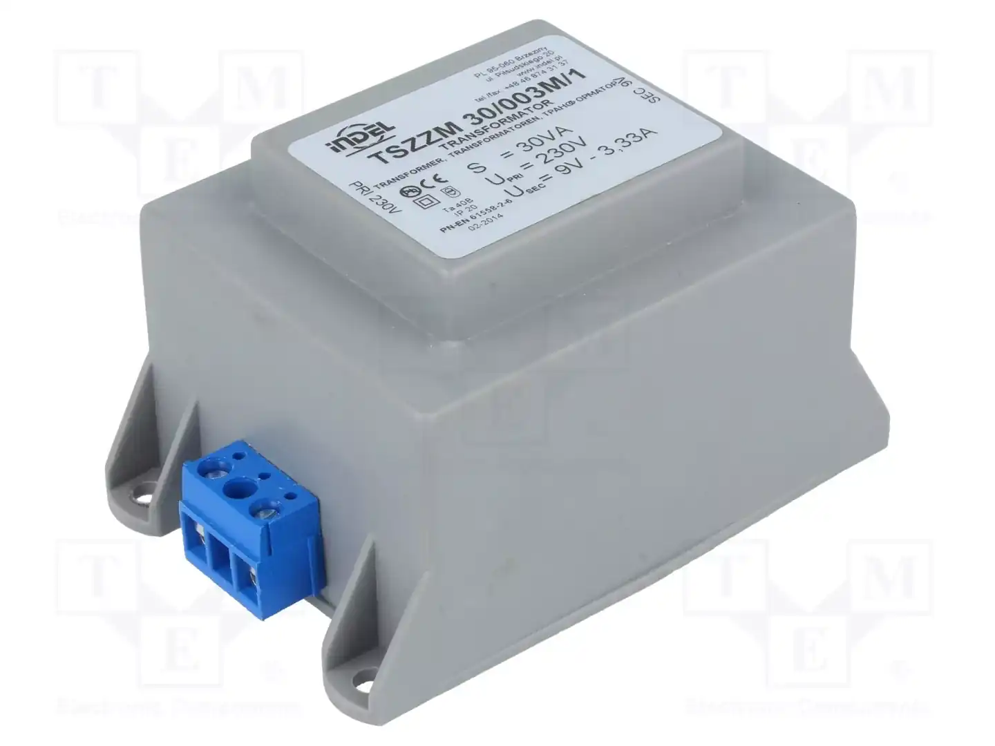 INDEL TSZZM 30/003M/1 — Трансформаторы с креплением