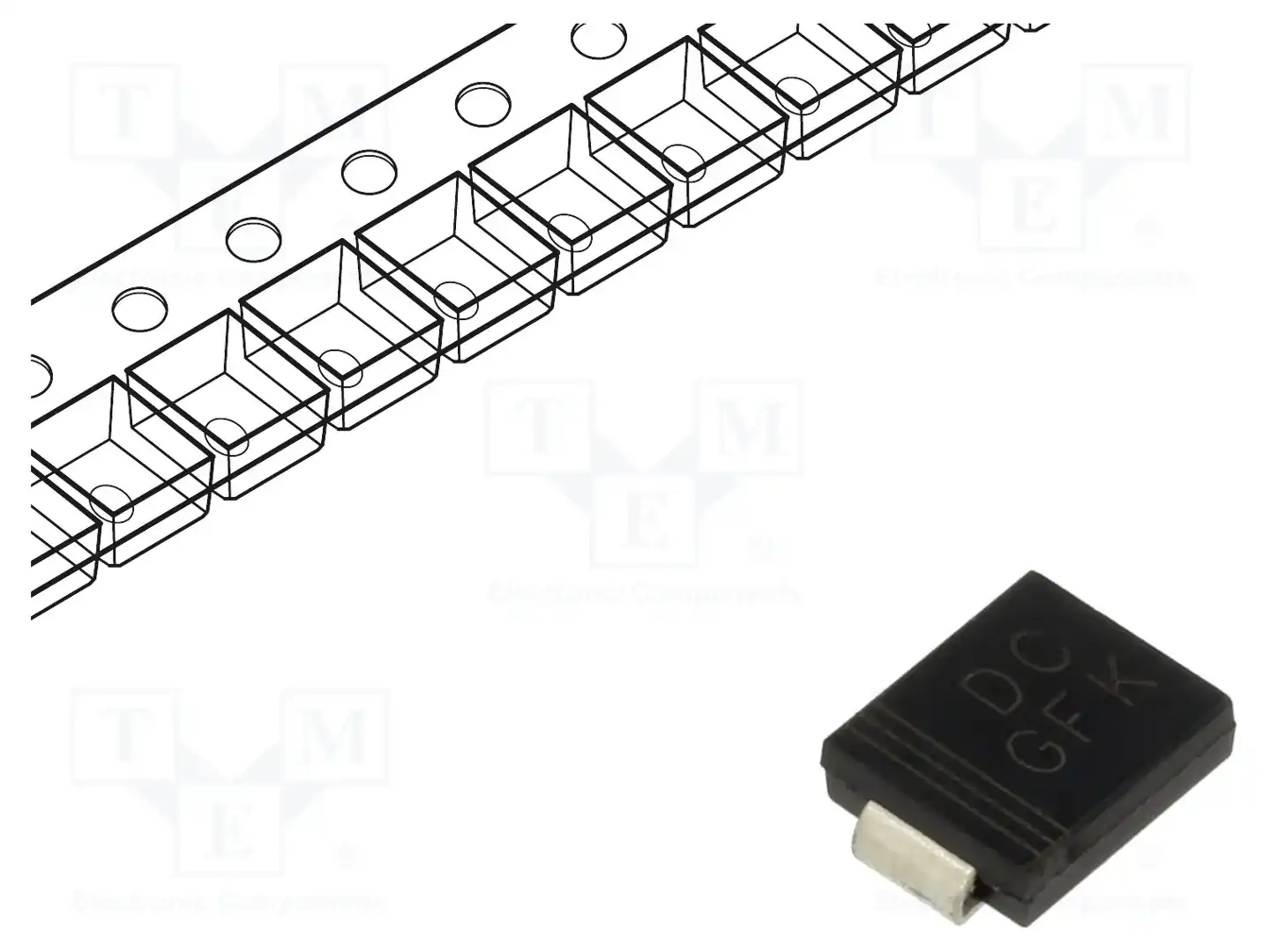 DC COMPONENTS SMCJ30A — Диоды TVS SMD однонаправленные