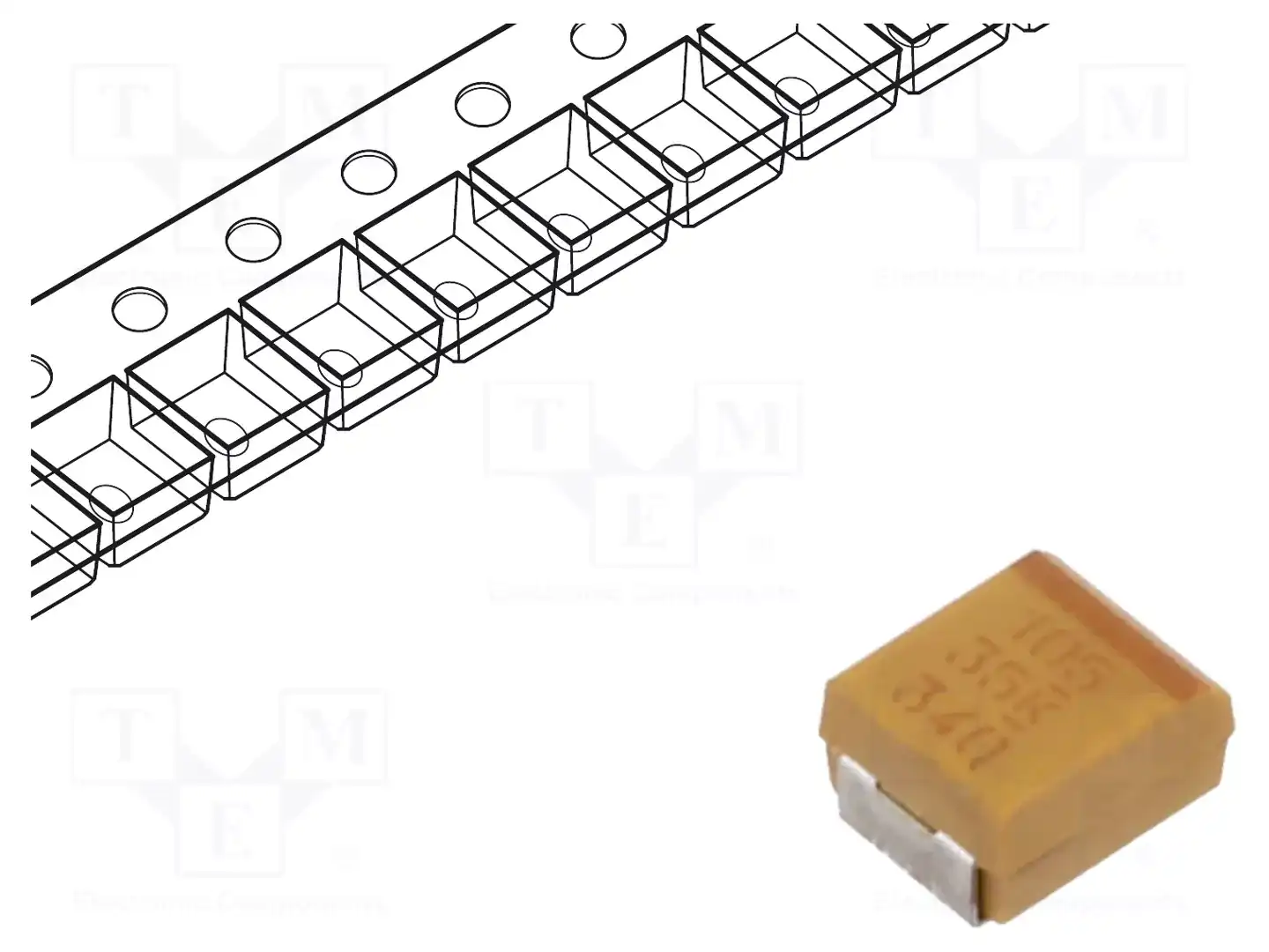 KEMET T491B105K025AT — Конденсаторы танталовые SMD