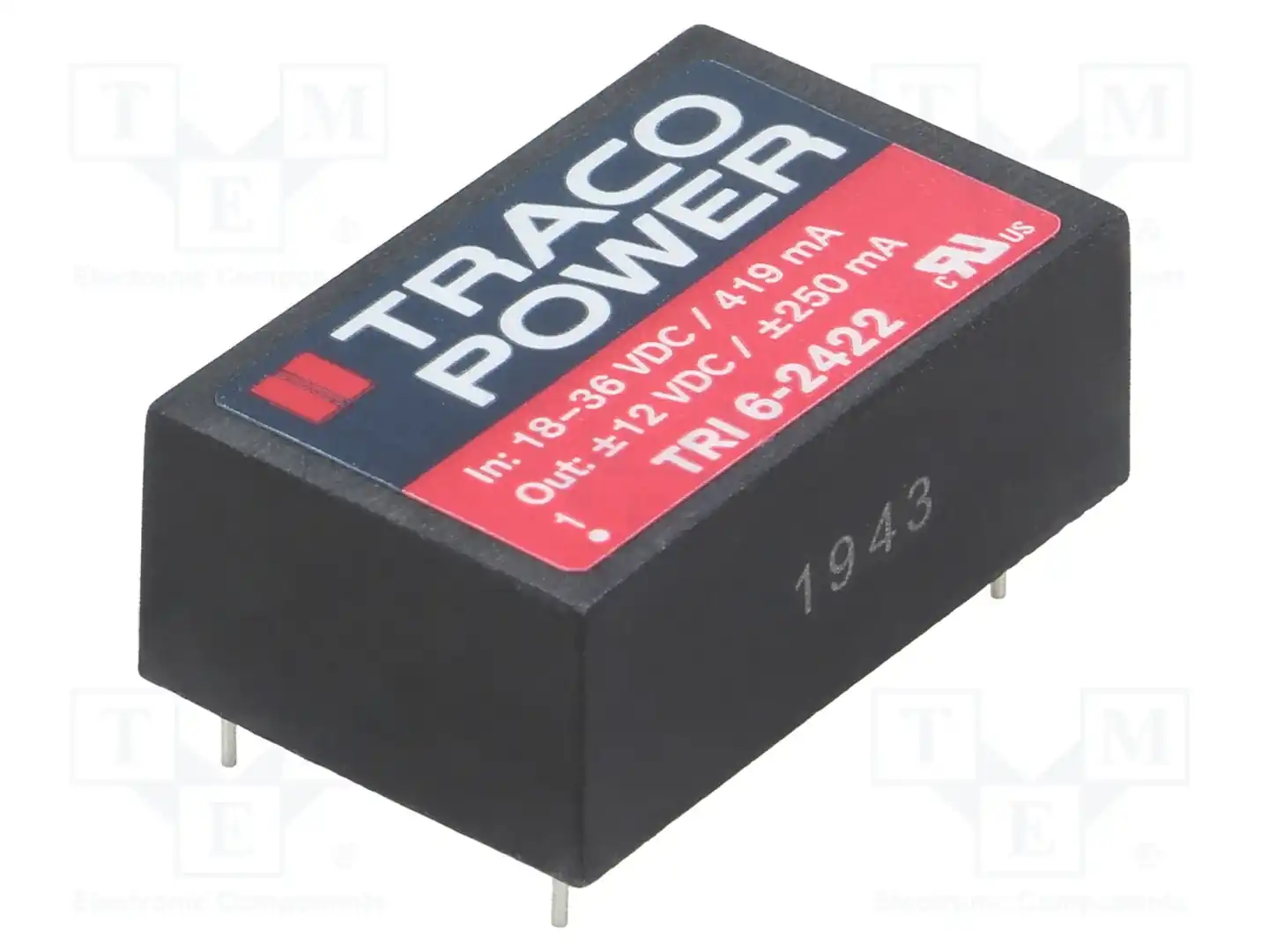 TRACO POWER TRI 6-2422 — Преобразователи DC/DC