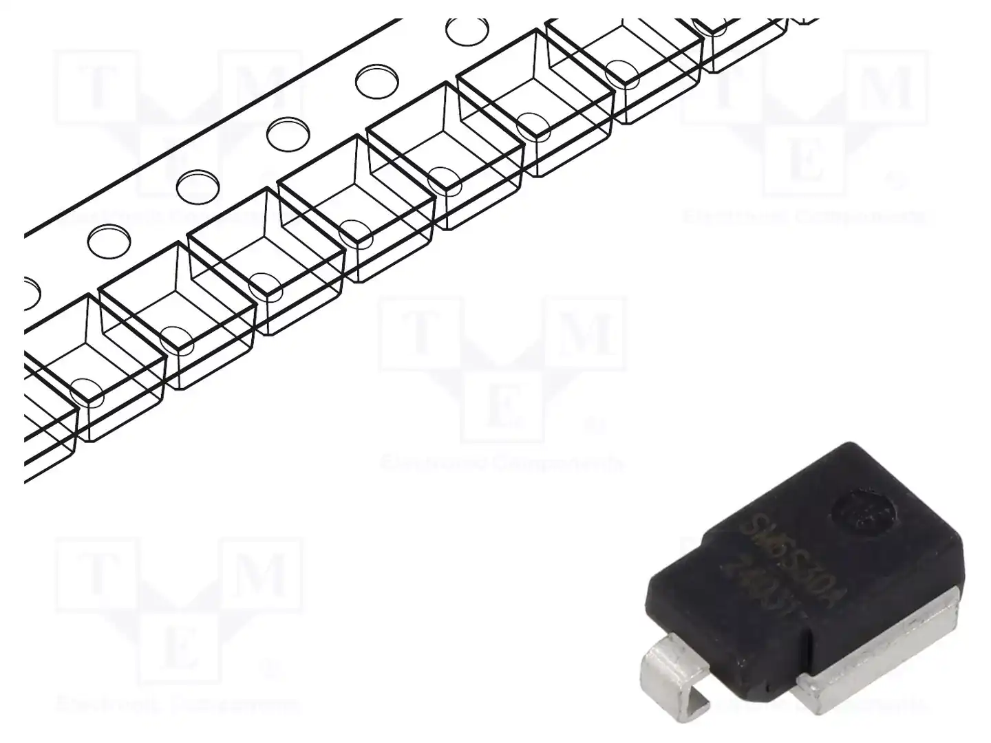 SMC DIODE SOLUTIONS SM6S30ATR — Диоды TVS SMD однонаправленные