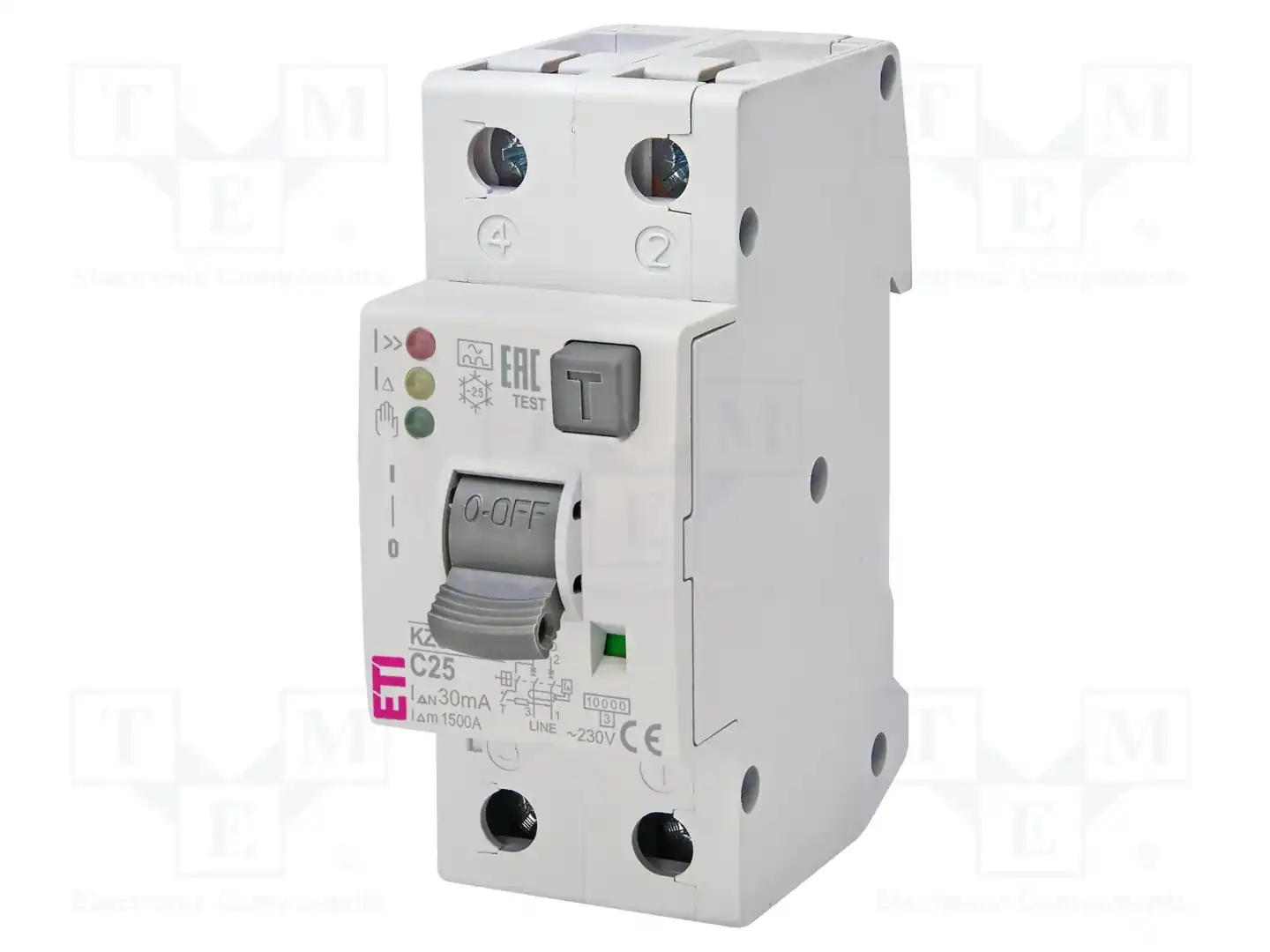 ETI POLAM KZS-2M2P EDI A C25/0.03 — Дифференциальные выключатели