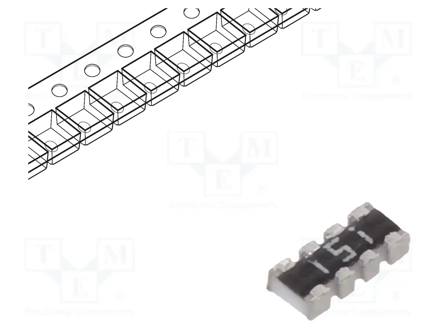 YAGEO YC124-JR-07150RL — Резисторные сборки