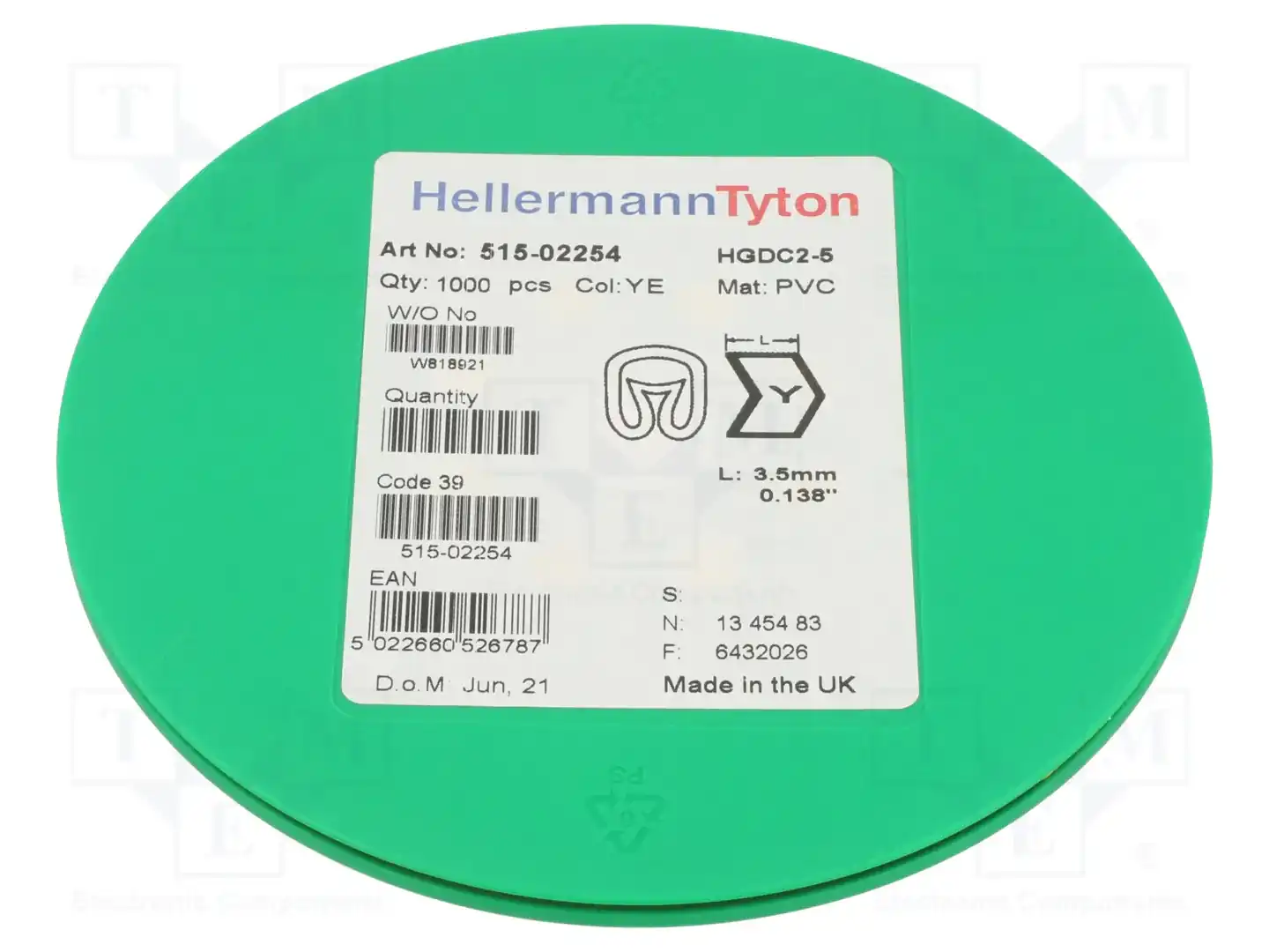 HELLERMANNTYTON 515-02254 — Маркеры проводов
