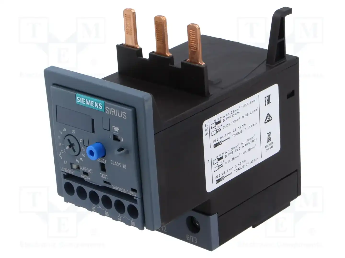 SIEMENS 3RB3036-1UB0 — Контакторы - дополнительное оборудование