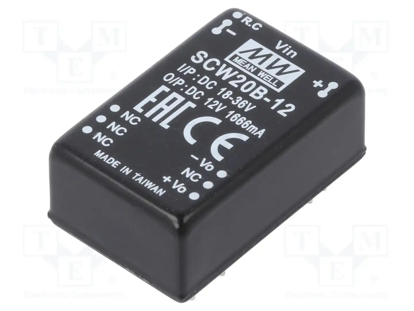 MEAN WELL SCW20B-12 — Преобразователи DC/DC