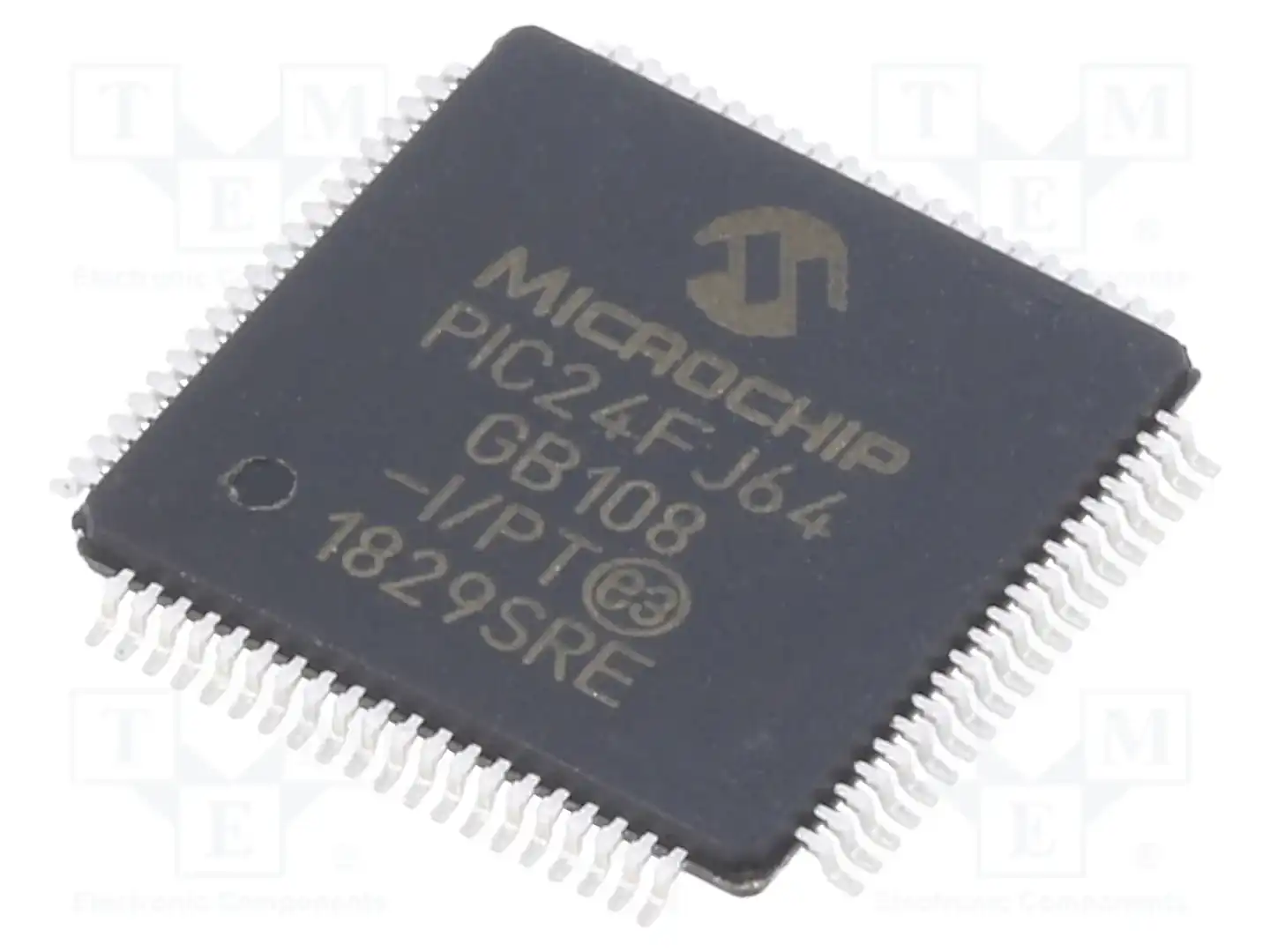 Microchip Technology PIC24FJ64GB108-I/PT — Линейка PIC 16-bit