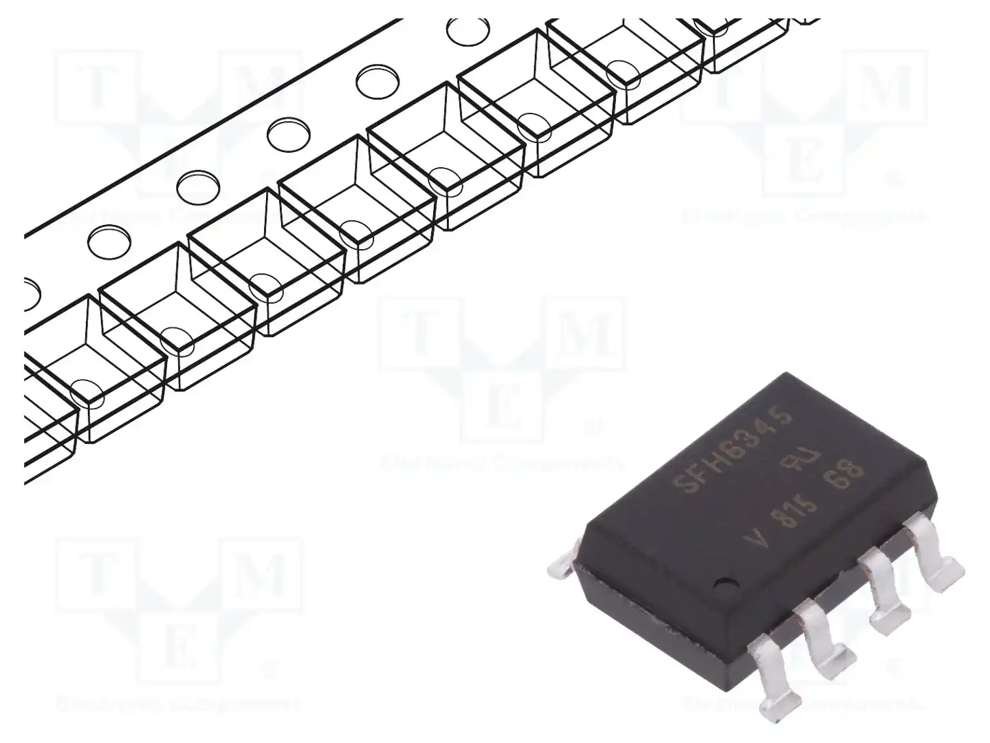 VISHAY SFH6345-X009T — Оптроны – аналоговый выход