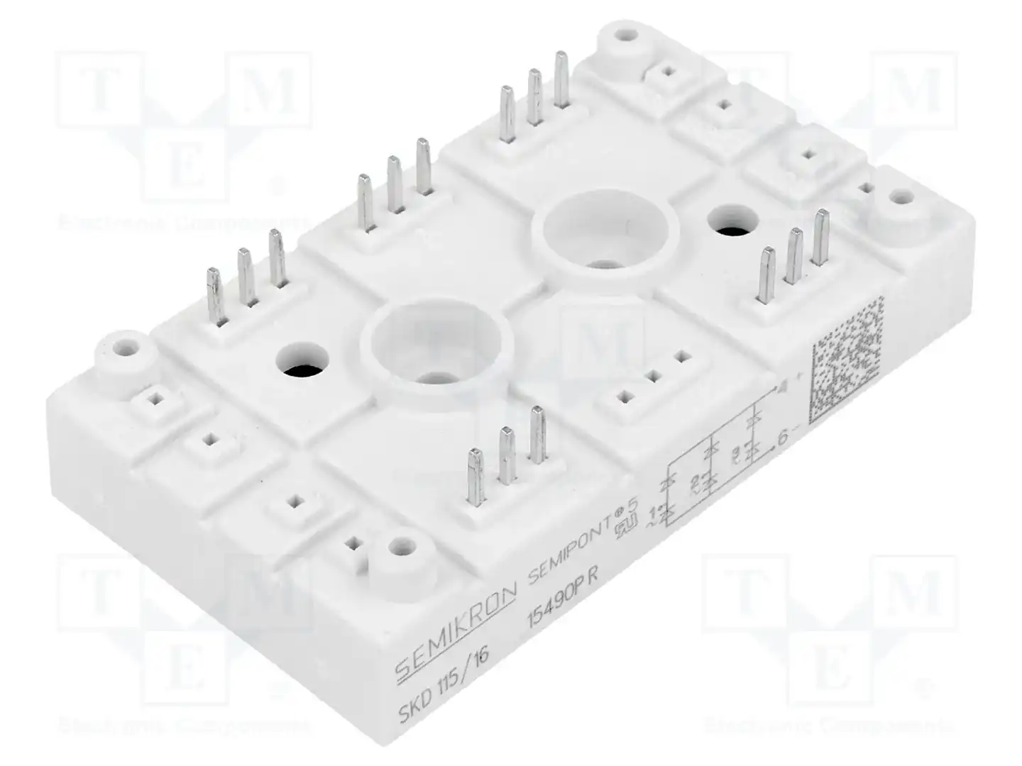 SEMIKRON DANFOSS SKD 115/16 07908590 — Трехфазные мосты диодные