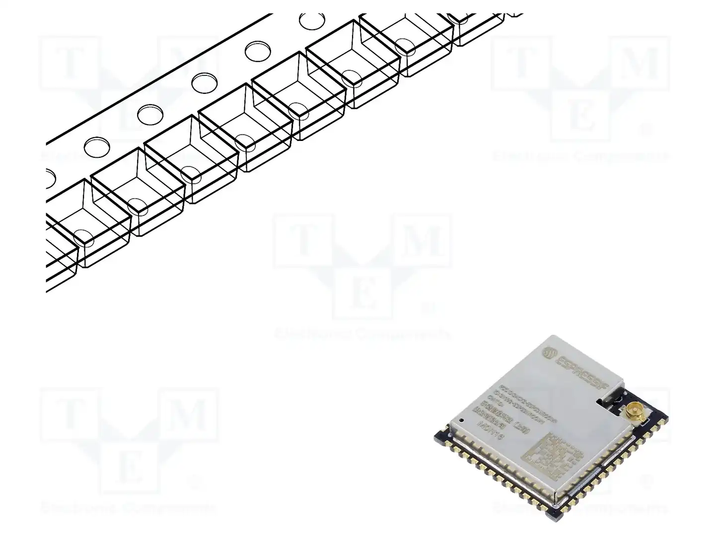 ESPRESSIF ESP32-C6-WROOM-1U-N16 — Модули IoT (WiFi/Bluetooth)