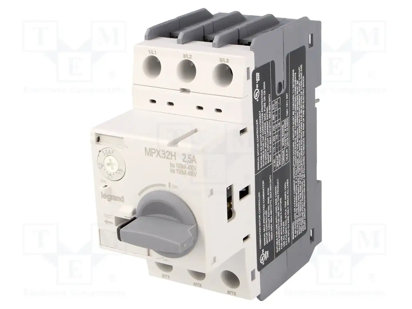 LEGRAND MPX3 32H 1.6-2.5A — Выключатели двигательные