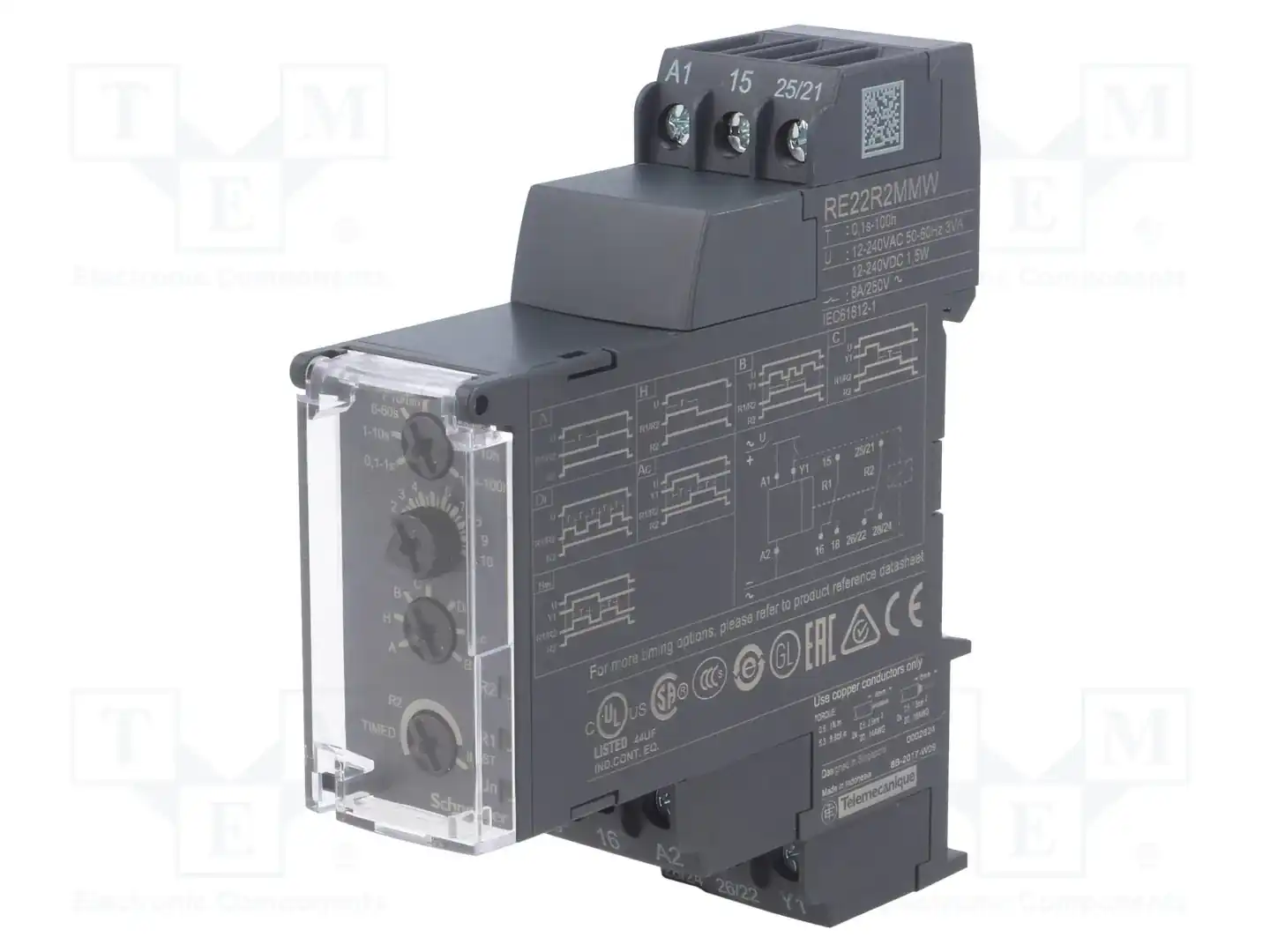 SCHNEIDER ELECTRIC RE22R2MMW — Временные аналоговые реле