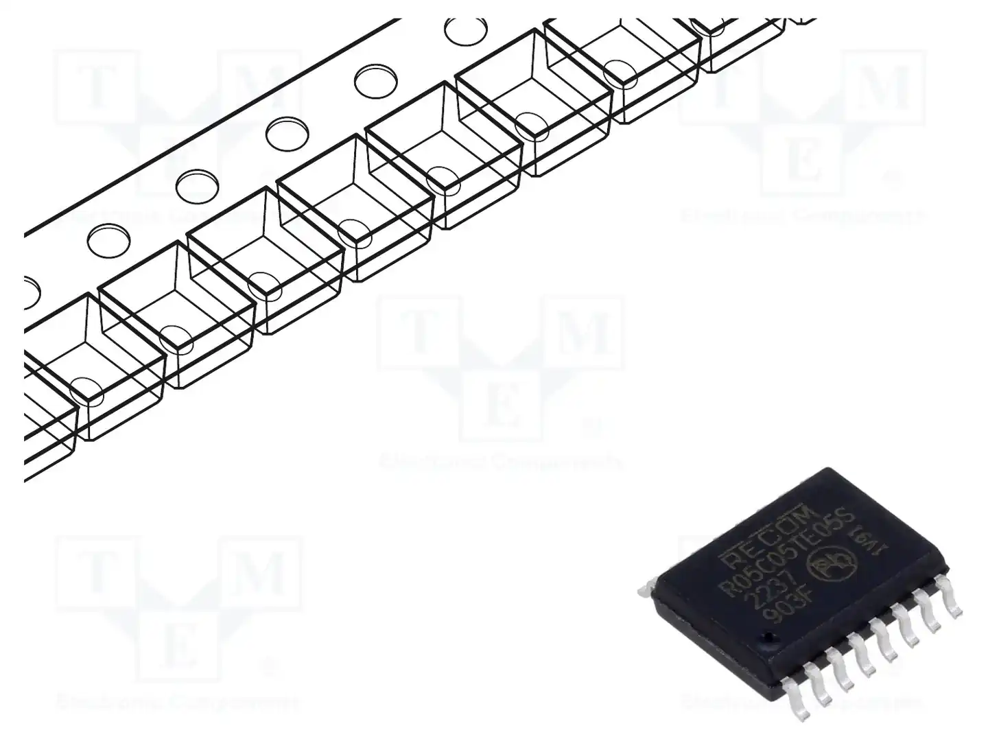 RECOM R05C05TE05S-R — Преобразователи DC/DC