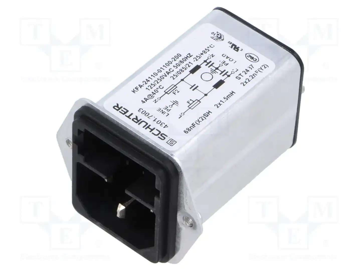 SCHURTER 4301.7003 — Разъемы IEC 60320