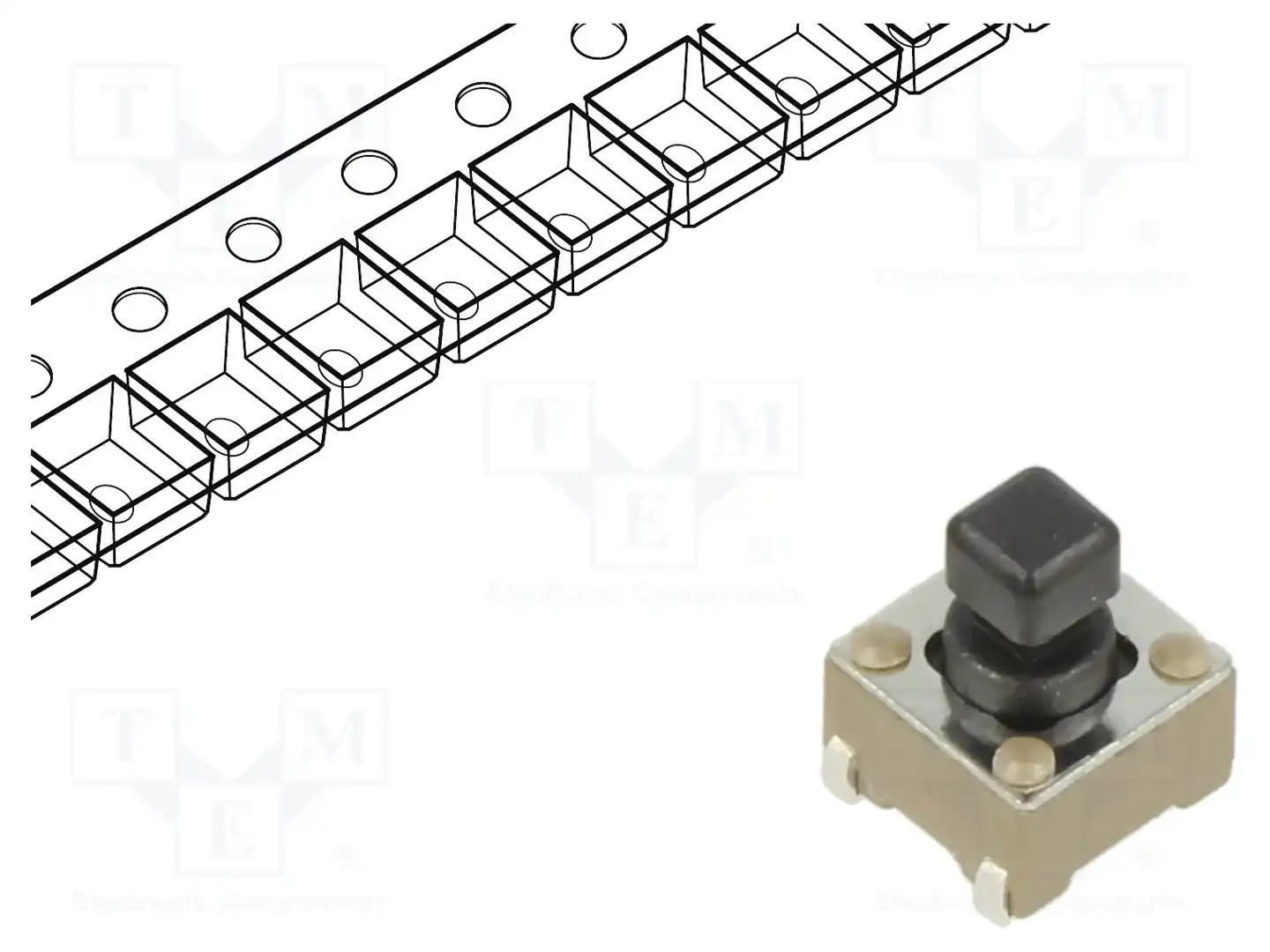 E-SWITCH TL3301SPF160QJ — Микропереключатели TACT