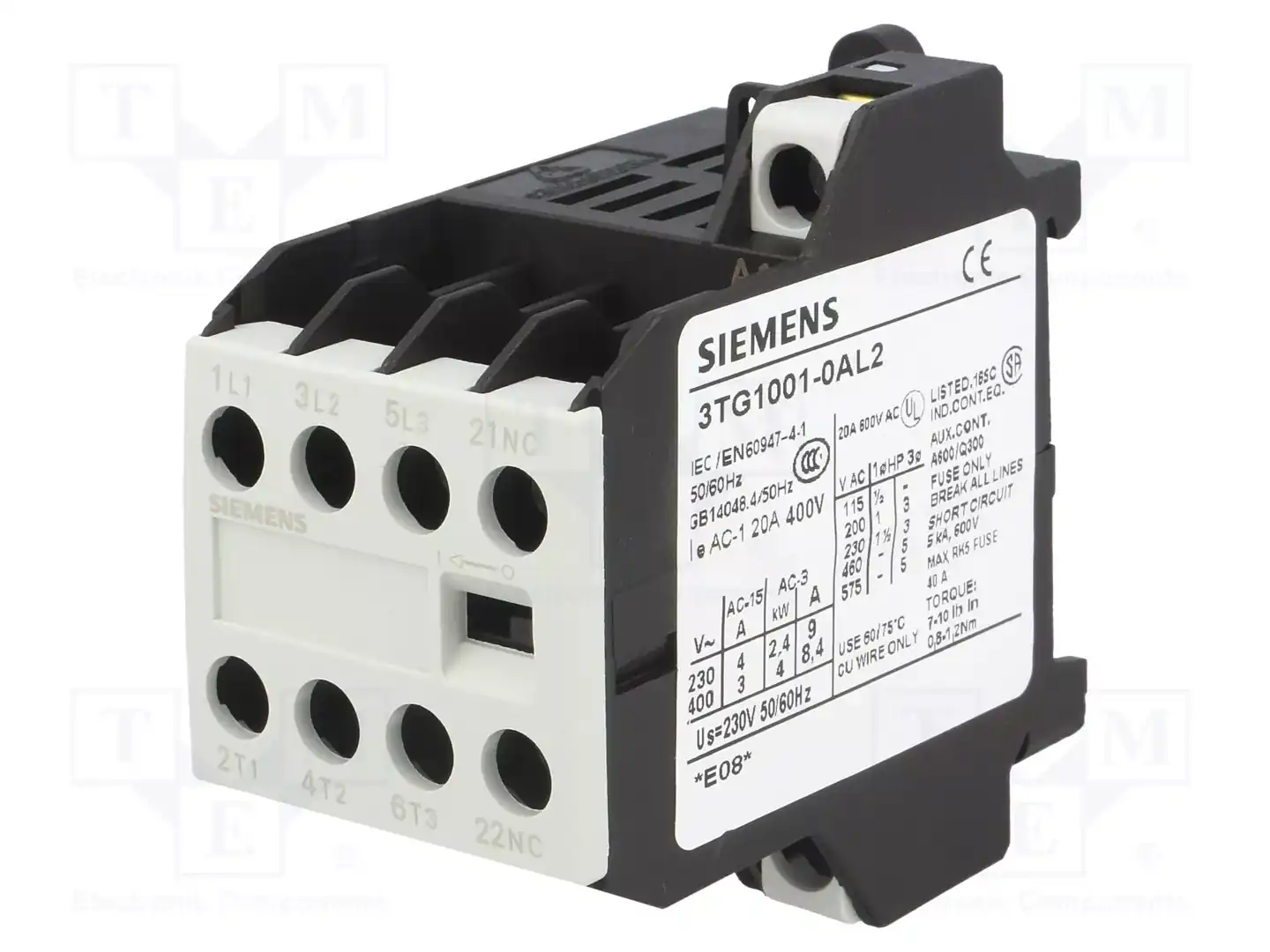 SIEMENS 3TG1001-0AL2 — Контакторы - главные модули