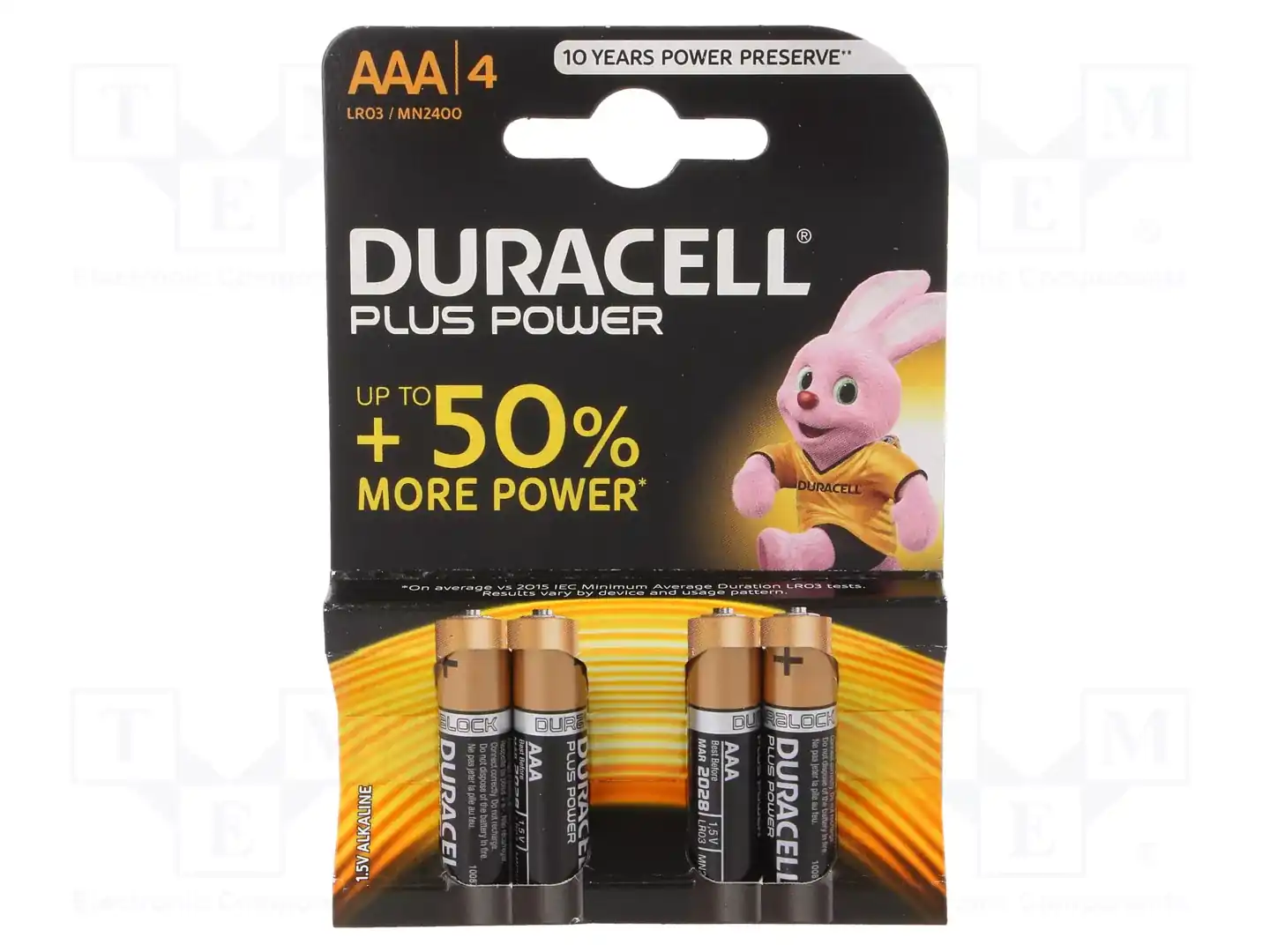 DURACELL LR3/AAA/MN2400(K4) PLUS POWER — Батареи