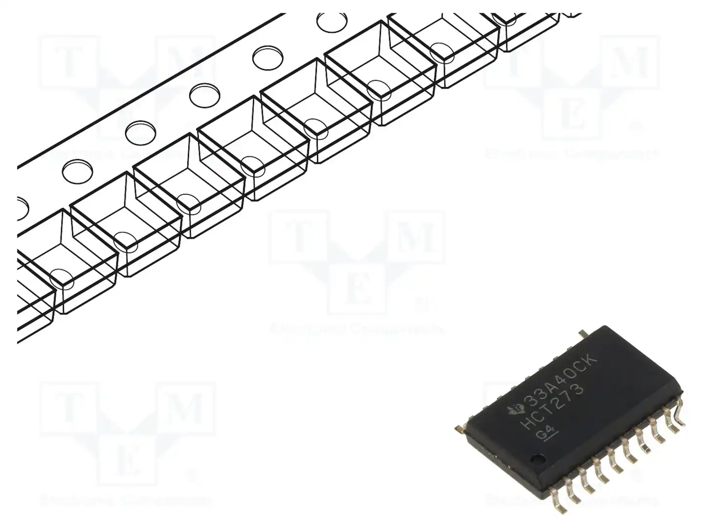 Texas Instruments SN74HCT273DWR — Триггеры