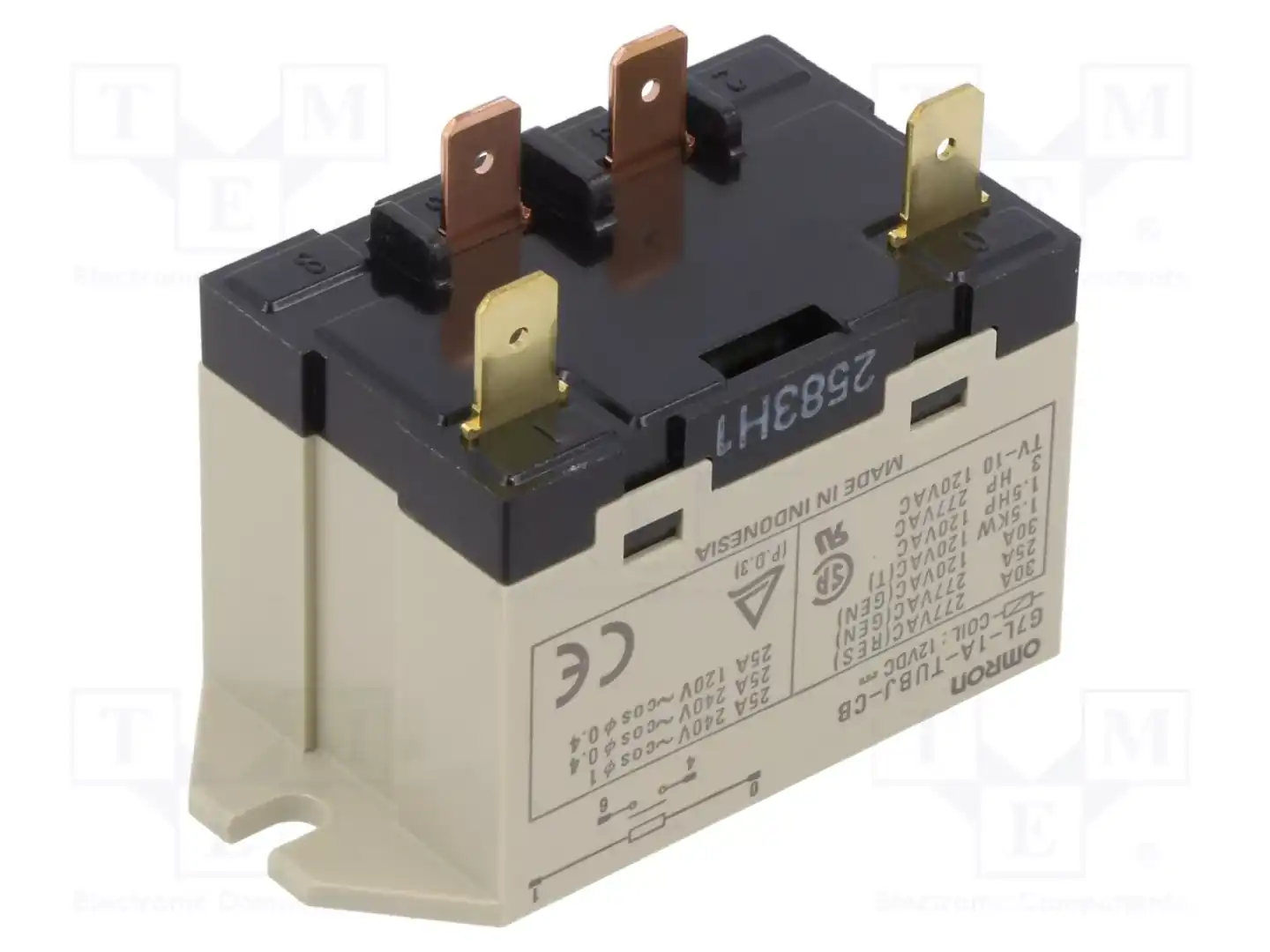 OMRON Electronic Components G7L-1A-TUB-J-CB-DC12 — Электромагнитное реле мощности