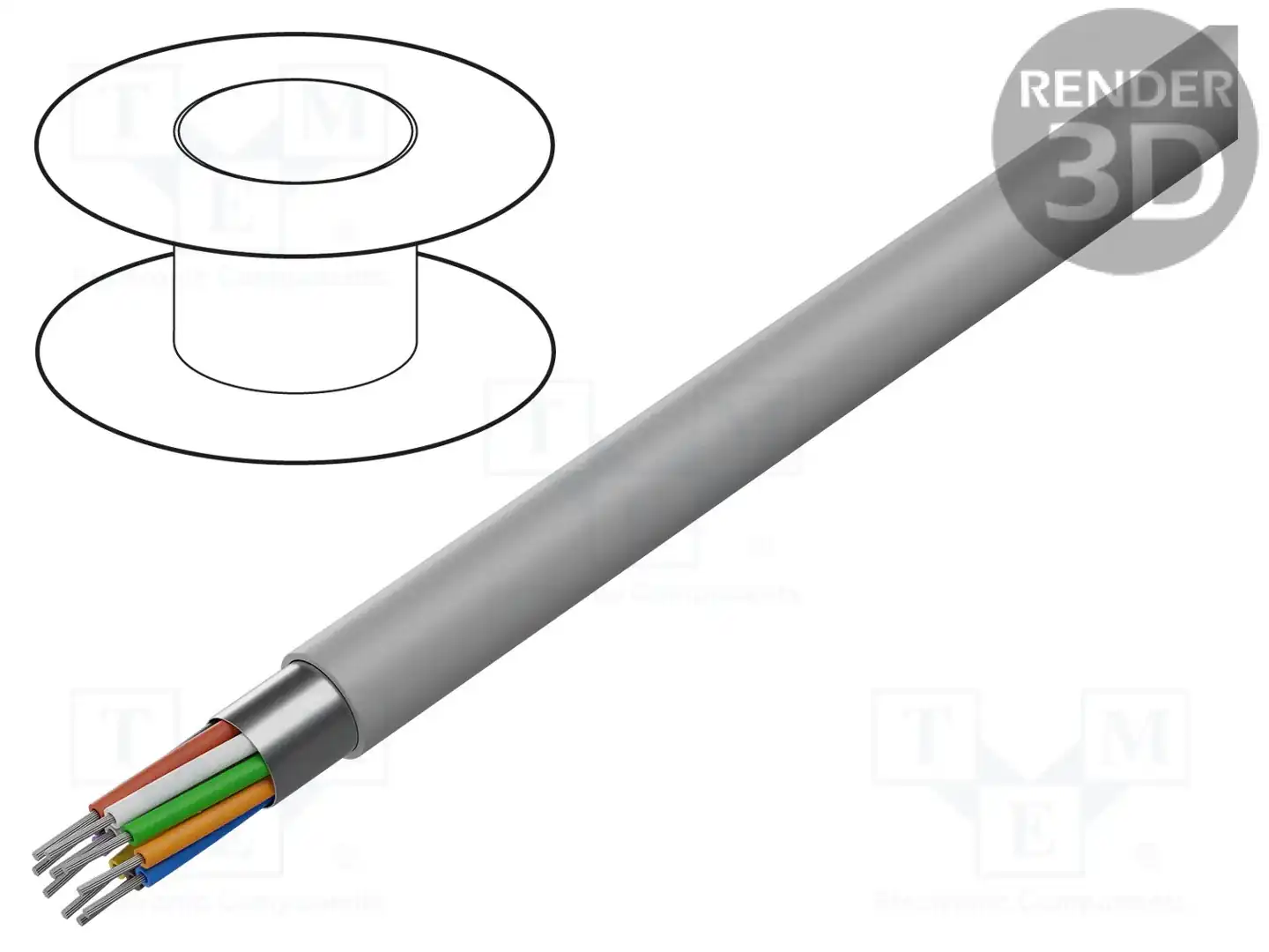 ALPHA WIRE B956102 GE033 — Провода многожильные экранированные