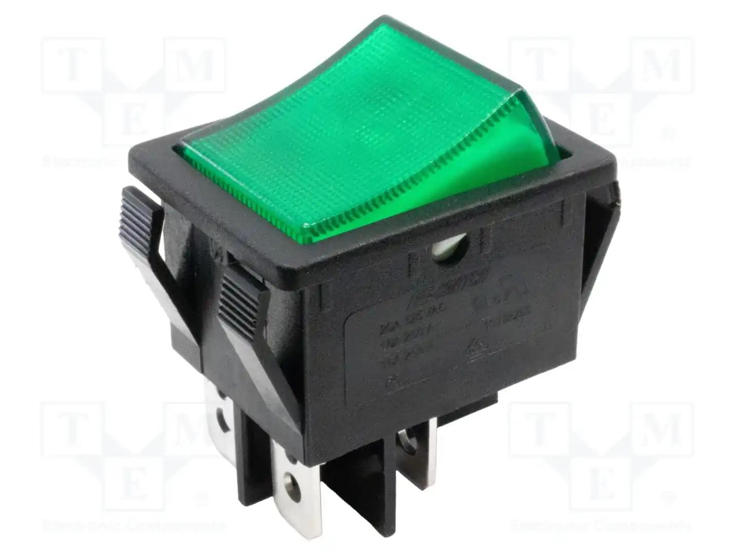 E-SWITCH R5BBLKGRNEF3 — Переключатели типа Rocker