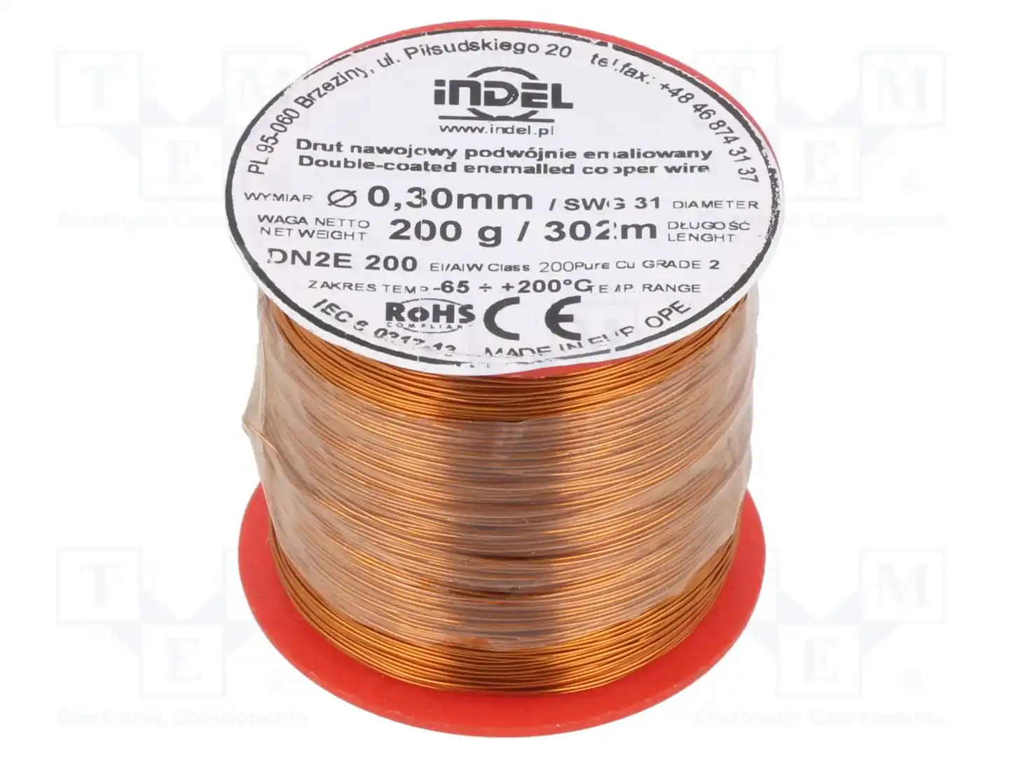 INDEL DN2E0,30-200G — Проволока обмоточная