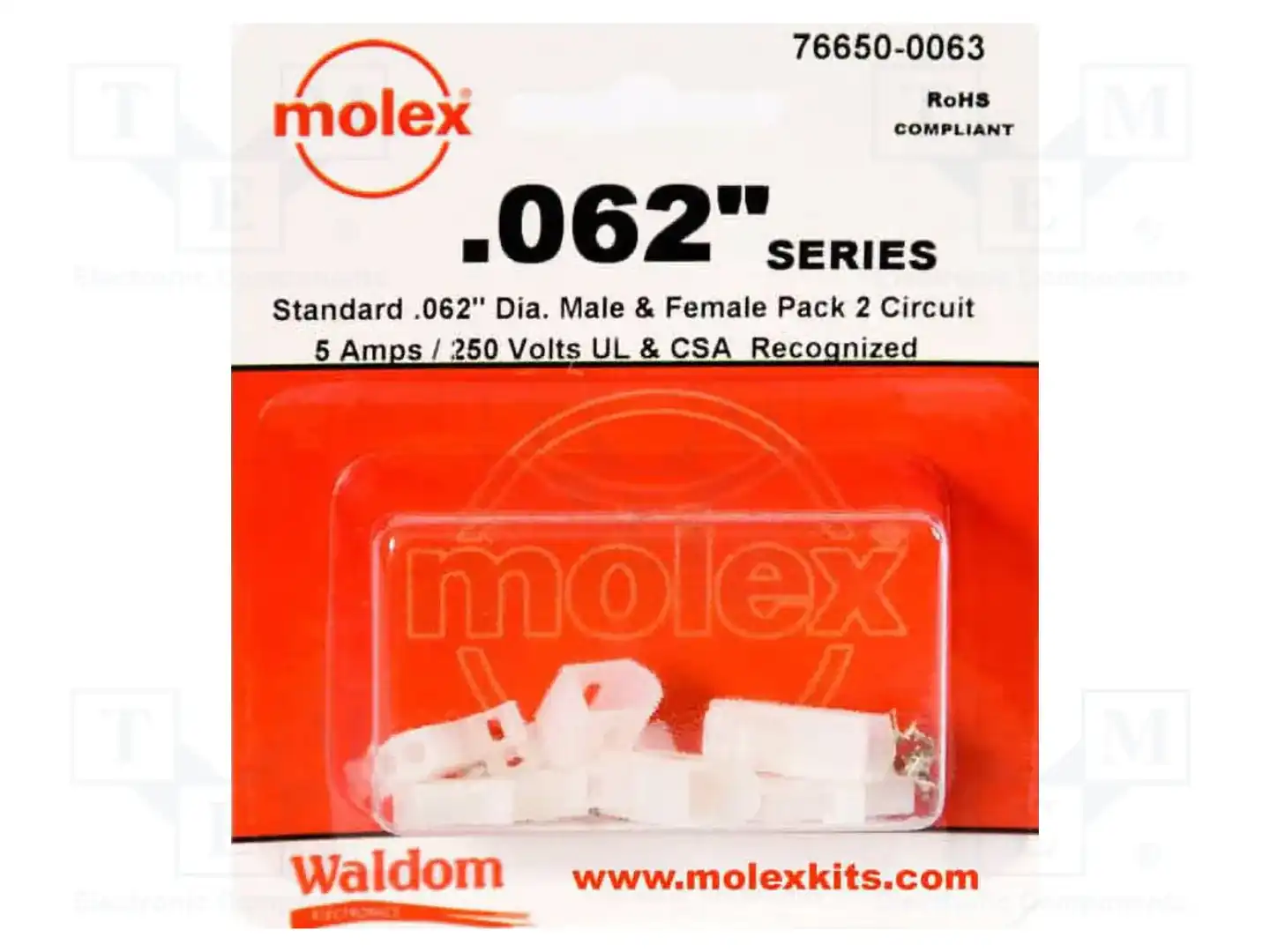 MOLEX 1625-2PRT — Разъeмы Automotive