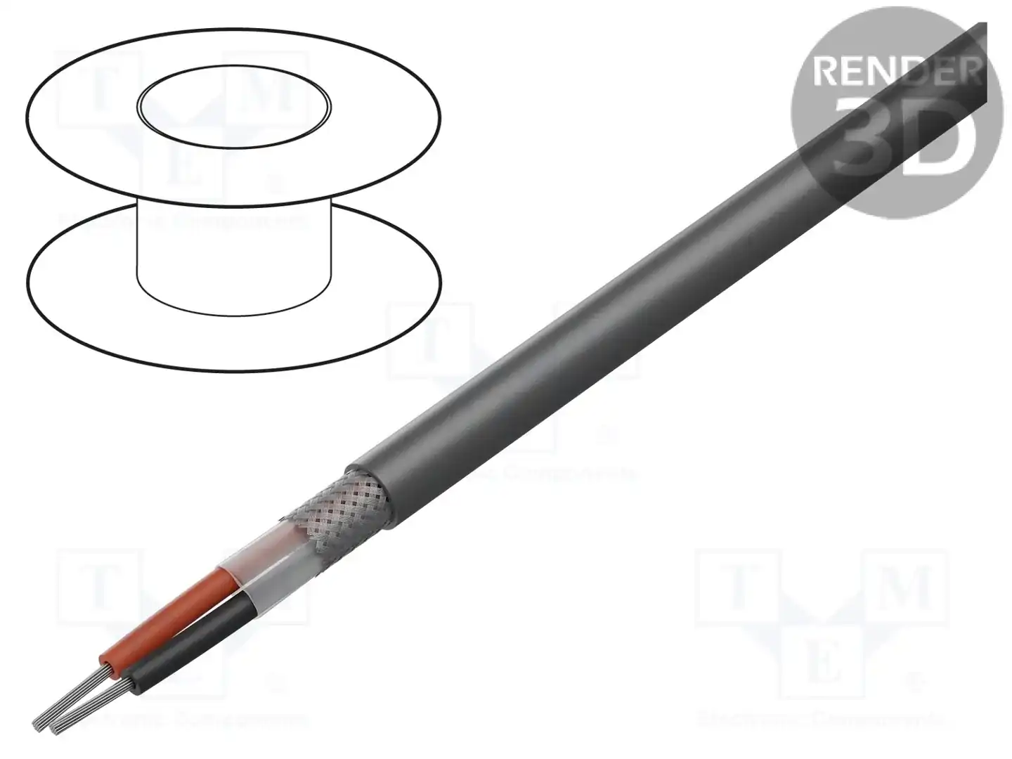 ALPHA WIRE 5172C SL005 — Провода многожильные экранированные