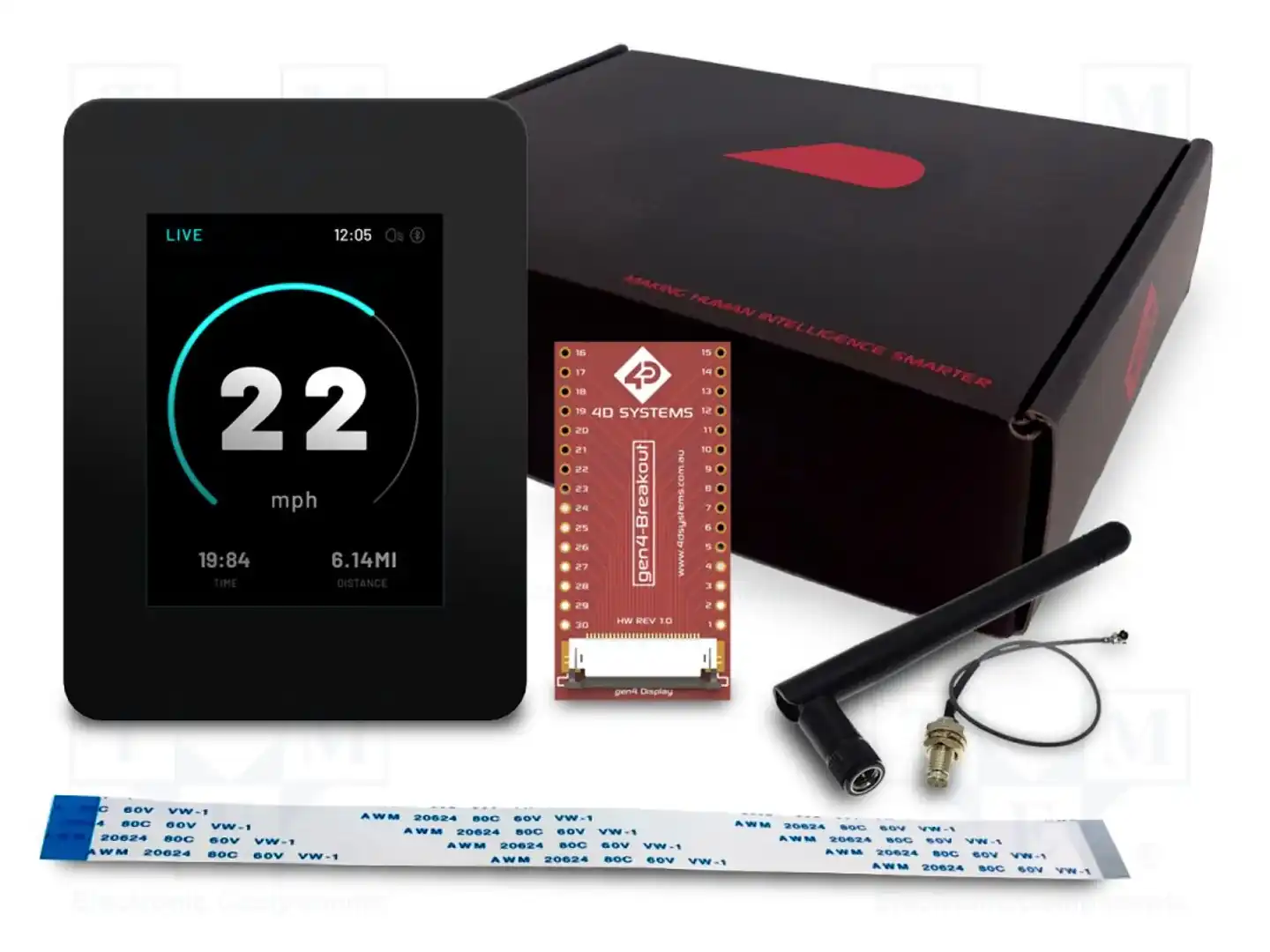 4D Systems GEN4-ESP32-24CT-CLB — Интеллигентные дисплеи