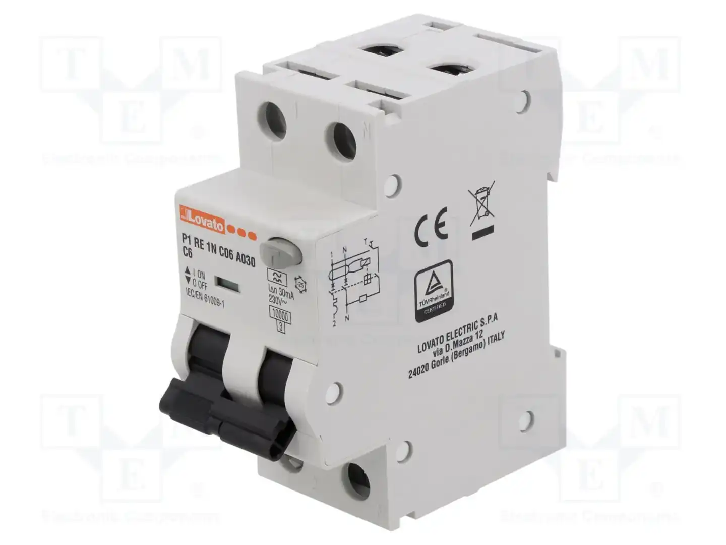 LOVATO ELECTRIC P1RE1NC06A030 — Дифференциальные выключатели