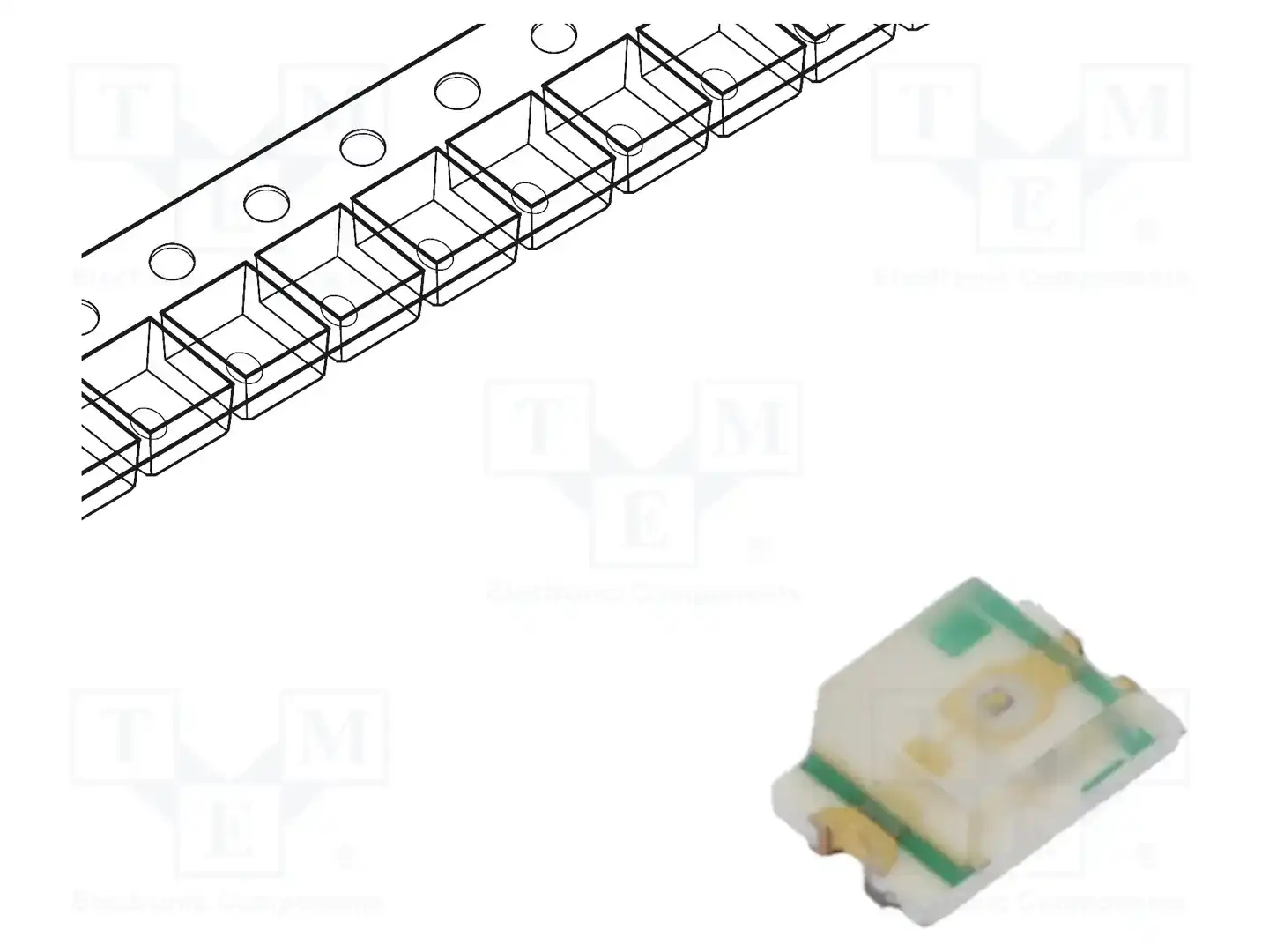 ROHM SEMICONDUCTOR SML-H12U8TT86 — Светодиоды SMD цветные