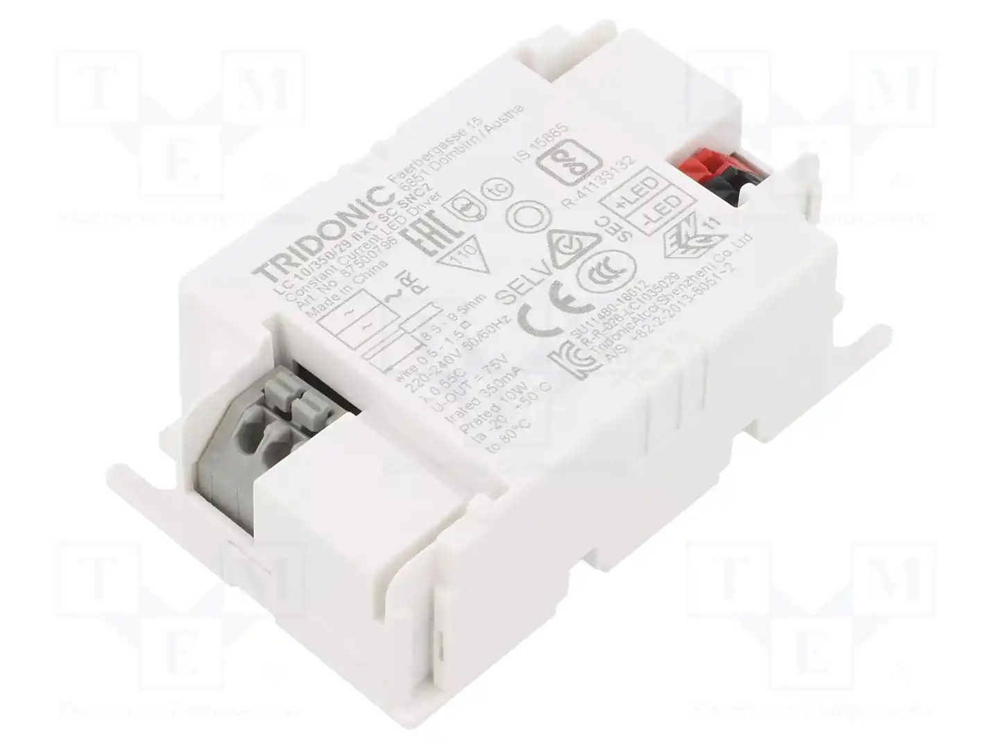 TRIDONIC LC 10/350/29 FIXC SC SNC2 — Блоки питания для LED
