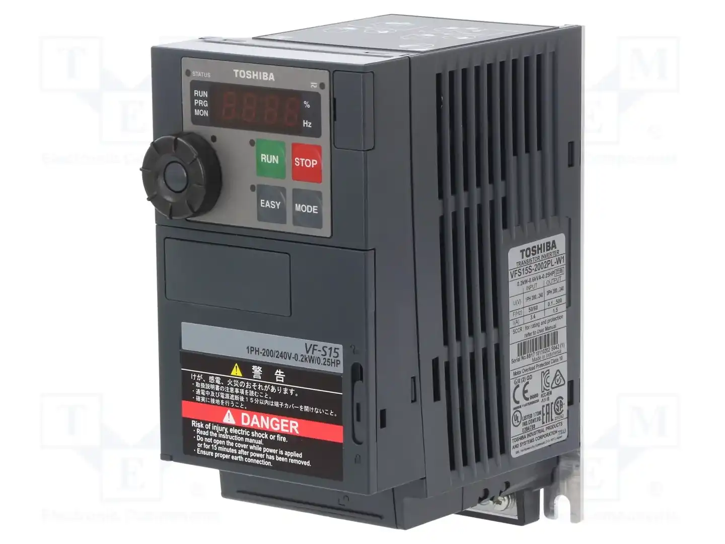 TOSHIBA VFS15S-2002PL-W1 — Однофазные инверторы
