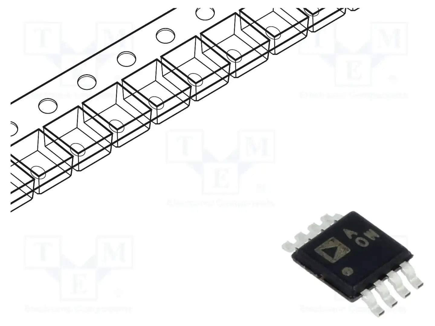 Analog Devices AD8672ARMZ-REEL — Операционные усилители SMD